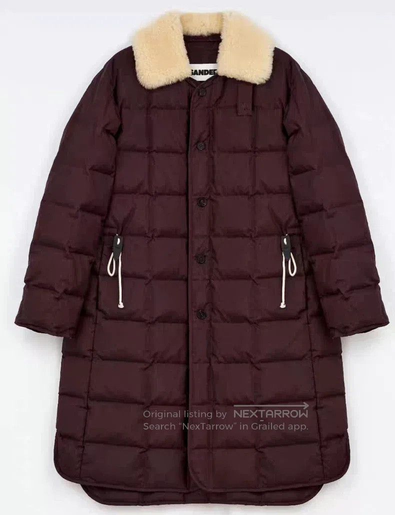 Jil Sander Jil Sander size 34 Wool Collar Plaid Long Down Jacket Size M / US 6-8 / IT 42-44 - 1 Thumbnail