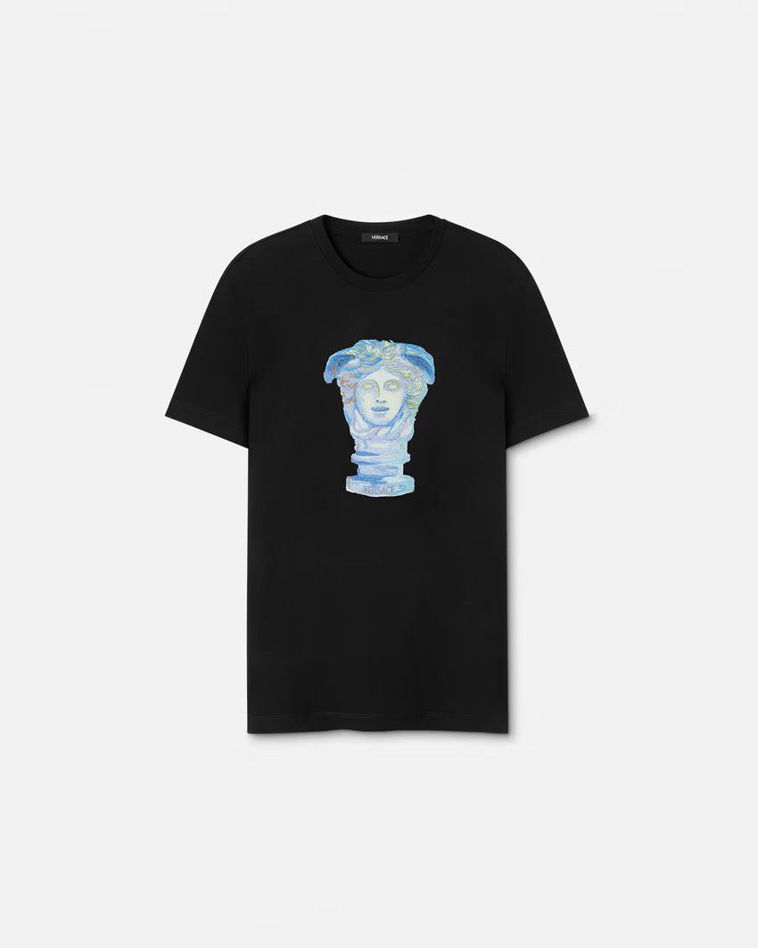 Versace o1s22i1n0125 Crewneck T-Shirt in Black Size US S / EU 44-46 / 1 - 1 Thumbnail