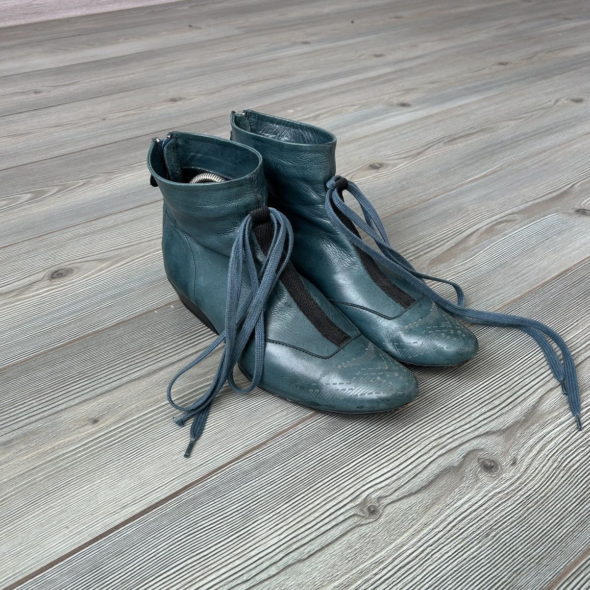 Marithe + Francois Girbaud Rare Marithé + François Girbaud Leather Ankle Boots Size US 7 / EU 40 - 4 Thumbnail