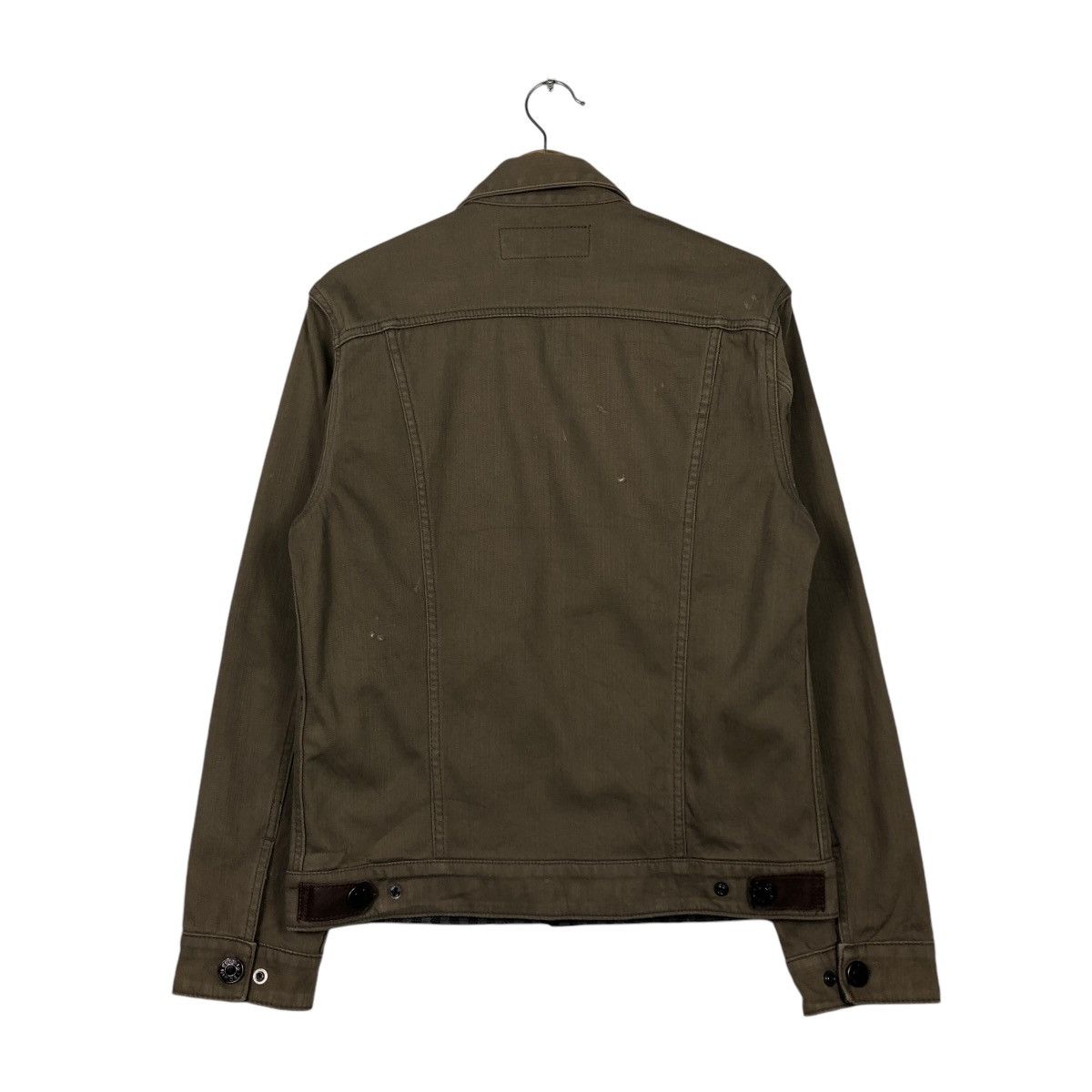 Edwin × Japanese Brand 🔥CROPPED BIKER JACKET EDWIN LEATHER PARTS POCKET Size US M / EU 48-50 / 2 - 10 Thumbnail