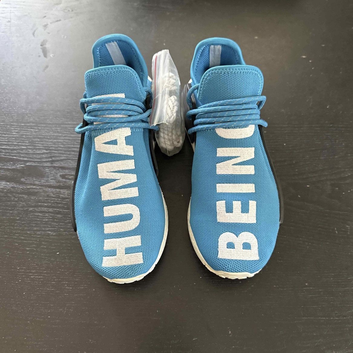 Adidas × Humanrace × Pharrell Pharrell X Adidas OG Human Race NMD Blue Size US 7.5 / EU 40-41 - 4 Thumbnail
