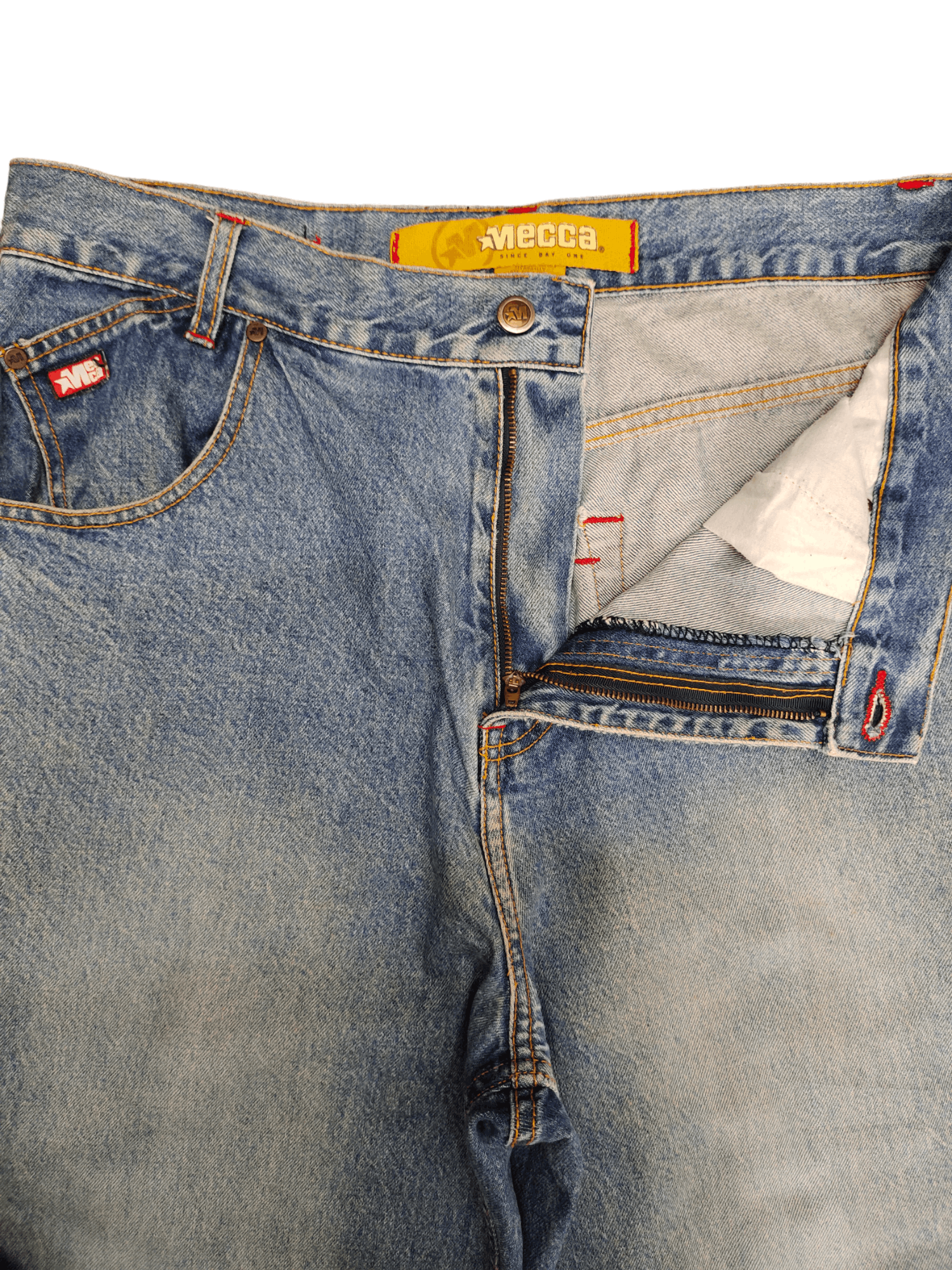 Mecca Baggy Jeans Mecca Wide Leg Denim Y2k Jnco Size US 34 / EU 50 - 15 Thumbnail