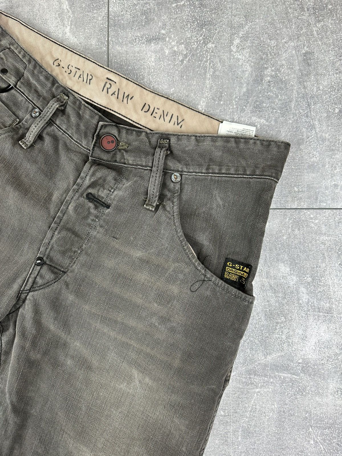 G-Star G Star Raw Japanese Fade Denim Jeans Pants Y2K Size US 30 / EU 46 - 16 Thumbnail