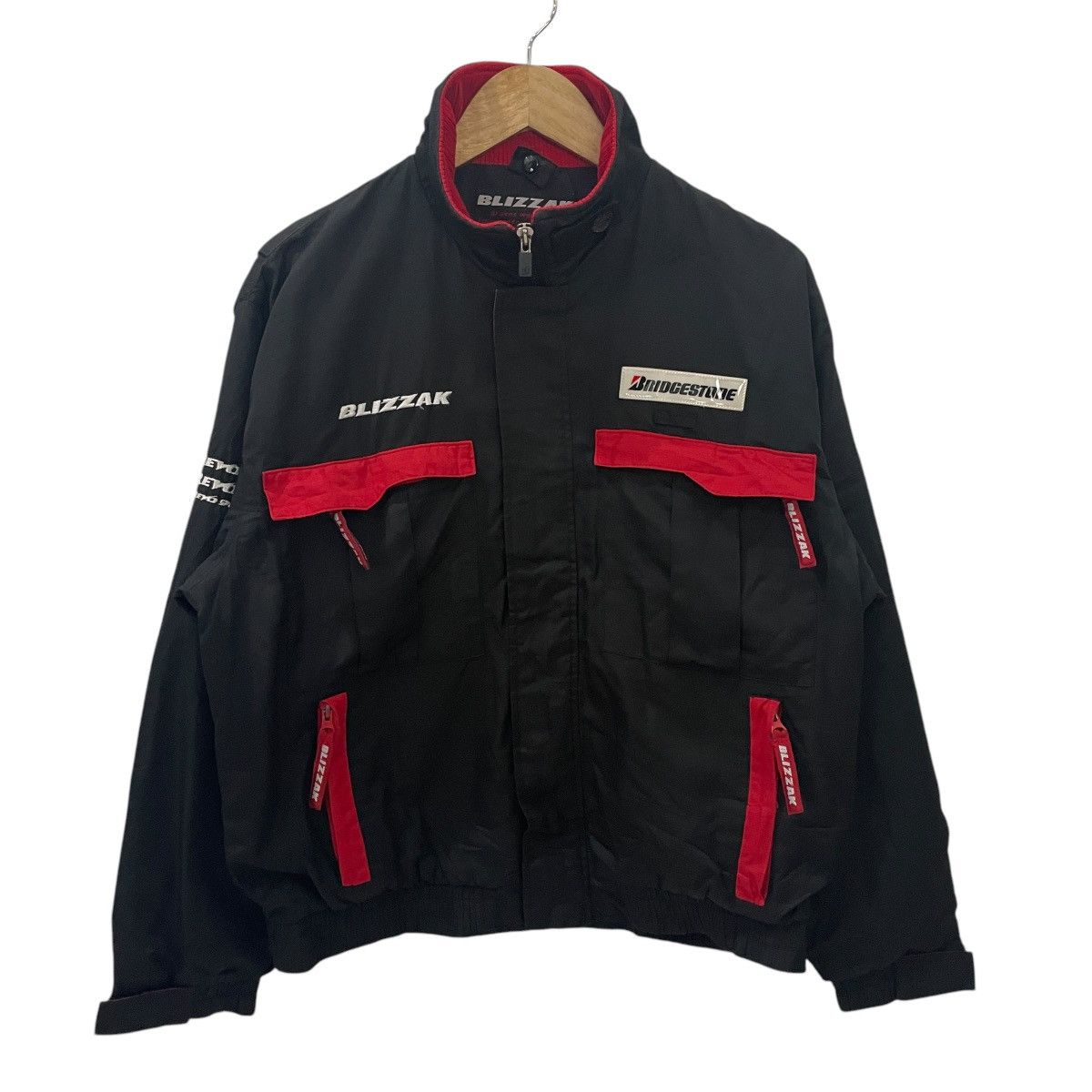 Japanese Brand Vintage Blizzak X Bridgestone Racing Jacket Size US L / EU 52-54 / 3 - 7 Thumbnail