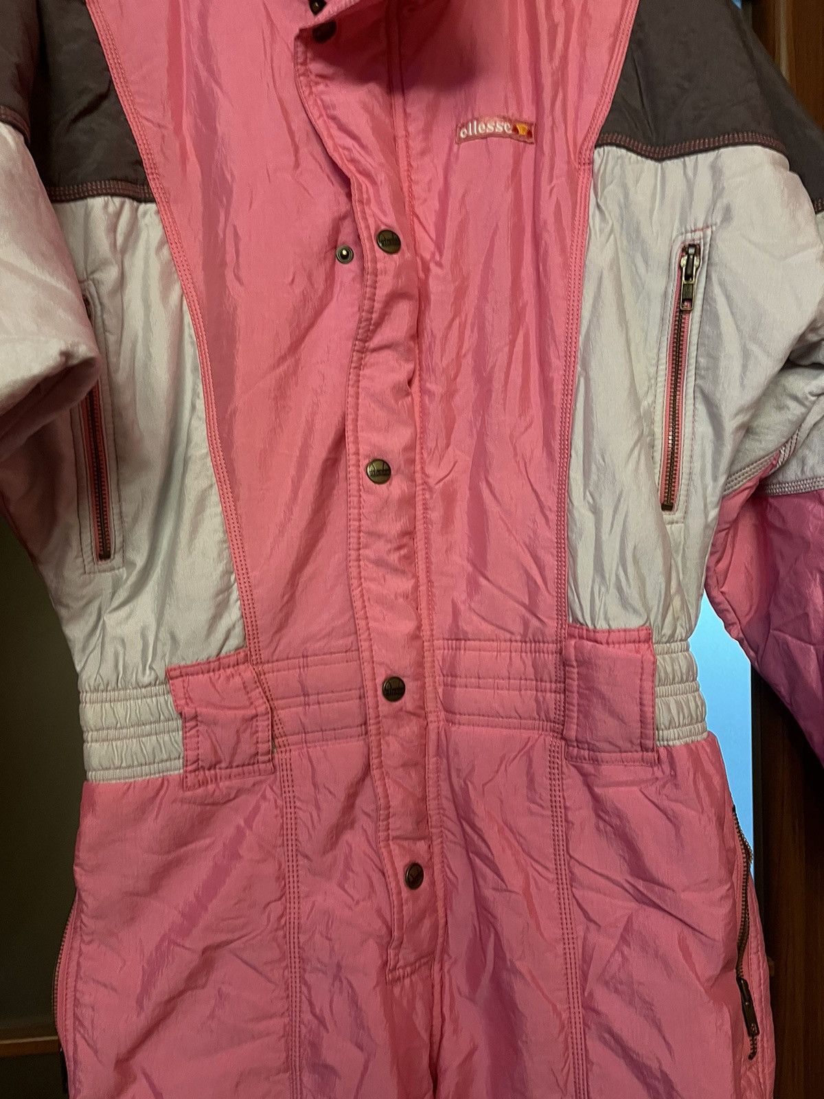 Ellesse × Vintage 80's vintage ellesse ski wear overalls jumpsuit y2k rare Size US 33 - 6 Thumbnail