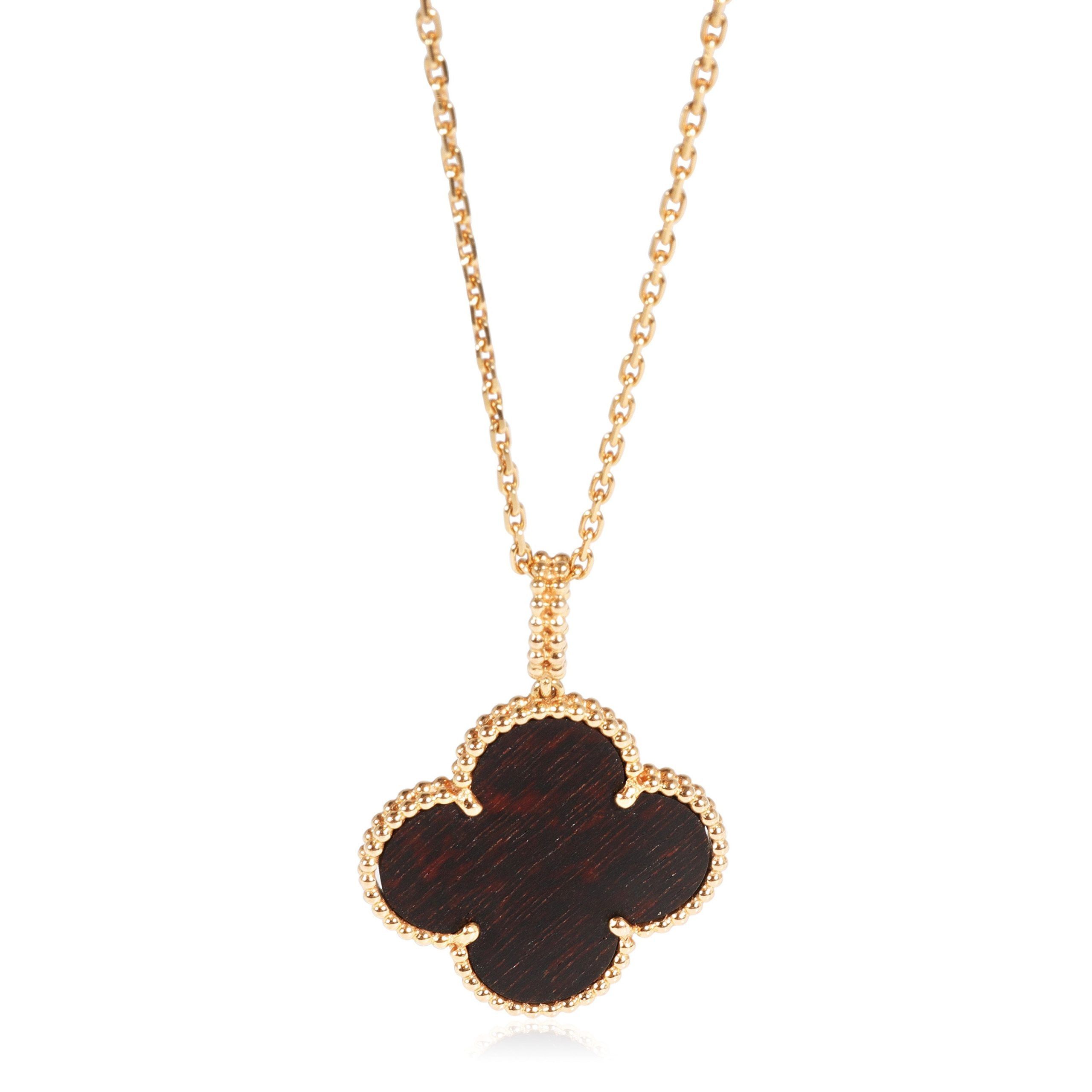 Van Cleef & Arpels Van Cleef & Arpels Letterwood Magic Alhambra in 18K ...