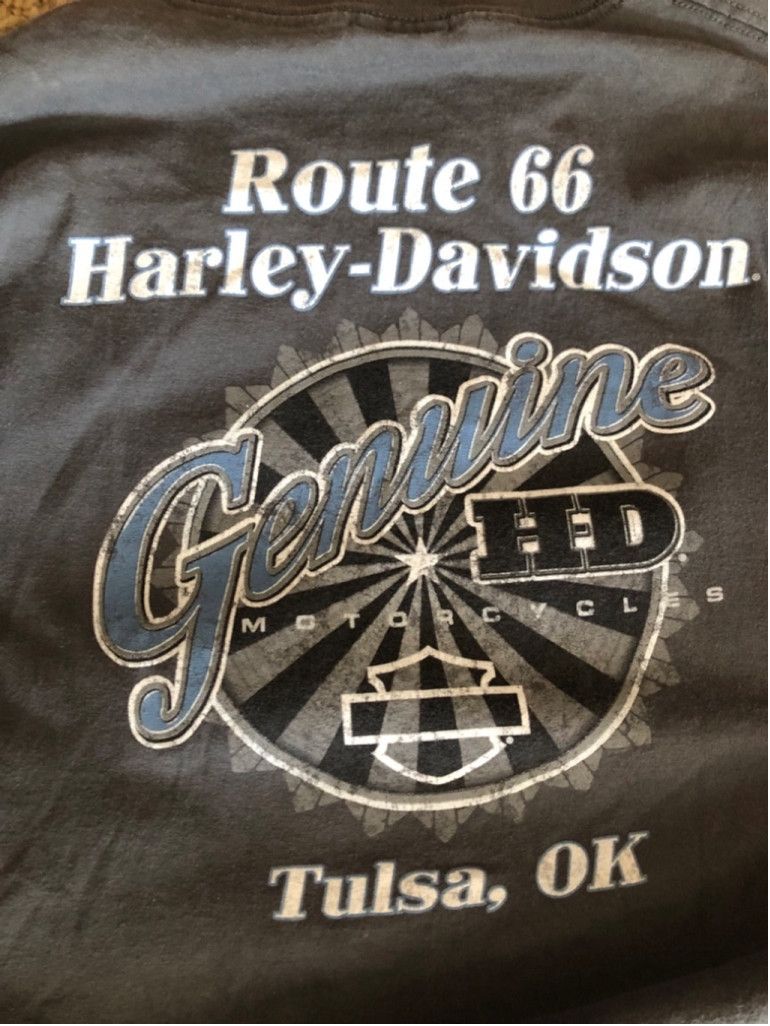 Harley Davidson Harley-Davidson T-Shirt XL Gray Blue Size US XL / EU 56 / 4 - 3 Thumbnail