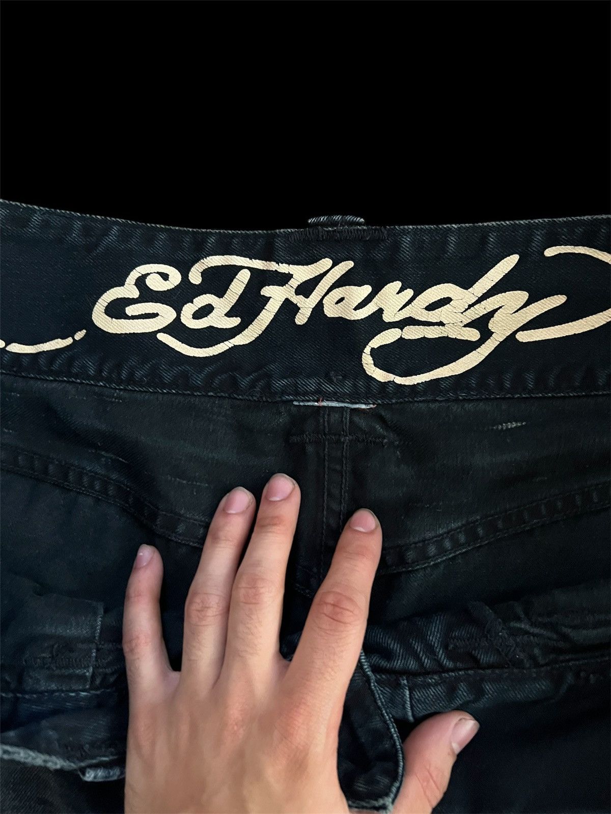 Ed Hardy Y2K super Baggy Ed Hardy jeans Size US 44 / EU 60 - 3 Thumbnail