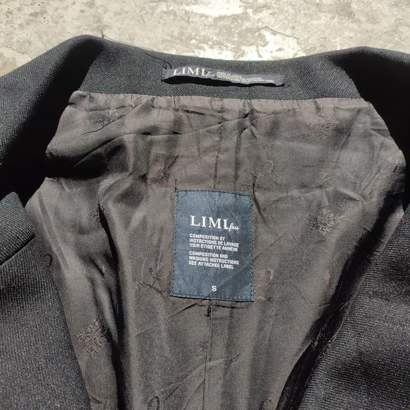 Japanese Brand Limi Feu blazer runway Size S / US 4 / IT 40 - 3 Thumbnail