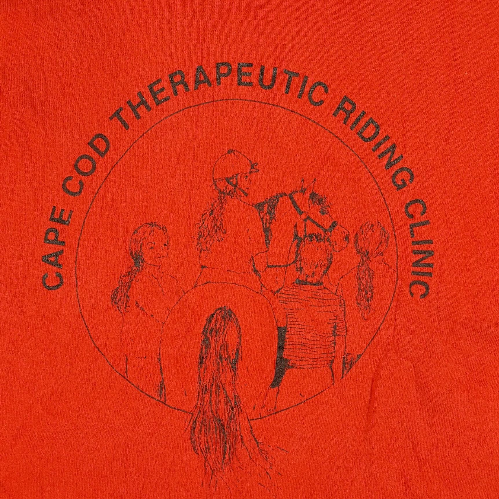 Fruit Of The Loom VINTAGE Therapeutic Horse Riding Clinic T Shirt Main Brand: Fruit of the Loom Shirt Adult XL Red 90s Equestrian USA Made Mens Size US XL / EU 56 / 4 - 3 Thumbnail