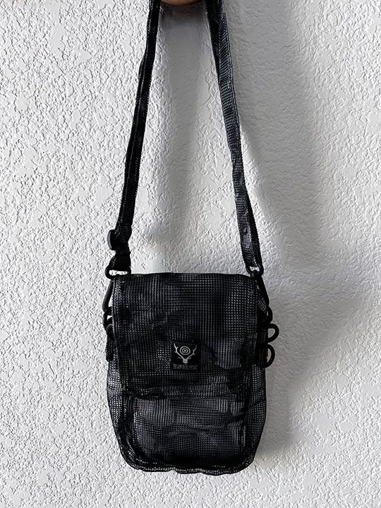 image of Ss21 - Supreme X South2 West8 - Heavy Mesh Game Bag - Black, Men's