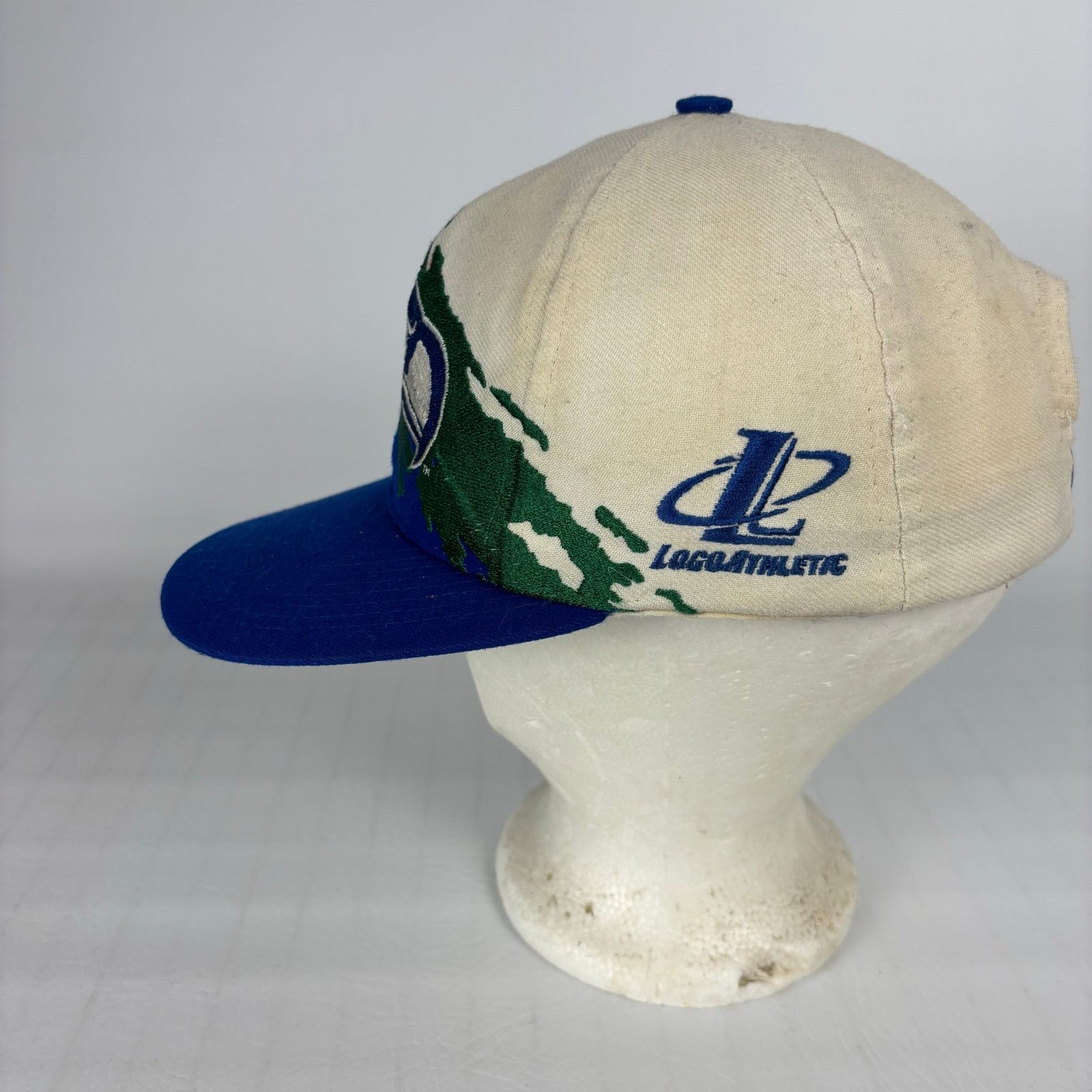 Logo Athletic VTG Seattle Seahawks Splash Logo Athletic Pro Line Snapback Size ONE SIZE - 6 Thumbnail