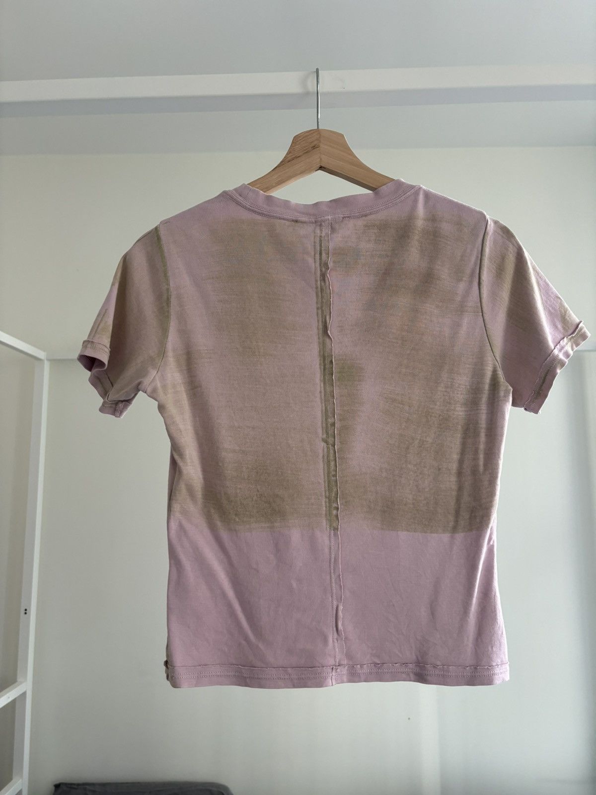 Eckhaus Latta Eckhaus Latta Unisex Lapped Baby Tee - Pink/Green Size US L / EU 52-54 / 3 - 2 Thumbnail