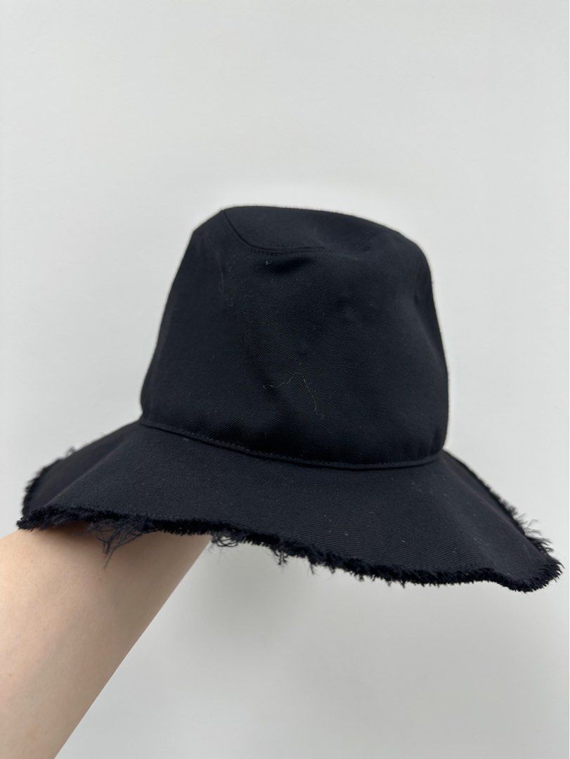 Undercover Undercover black raw hem hat Size ONE SIZE - 1 Thumbnail