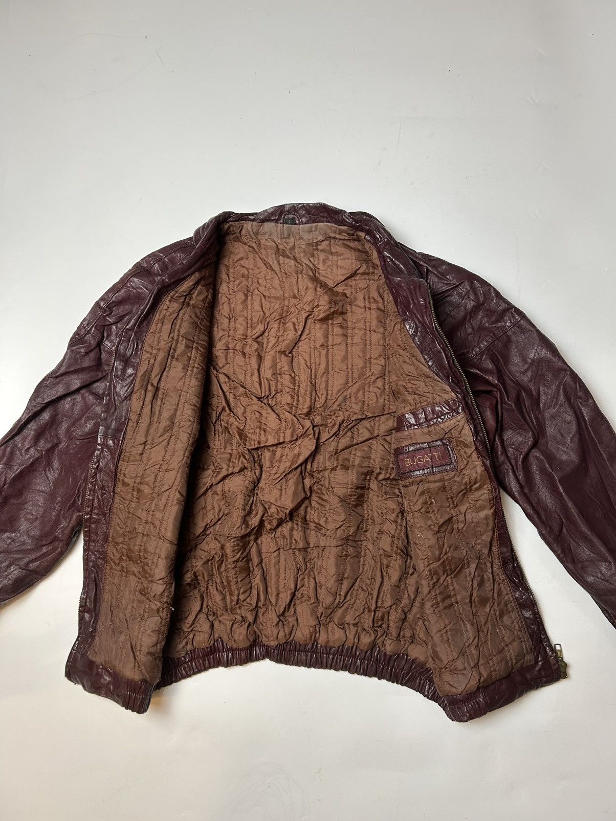 Bugatti BUGATTI LEATHER ZIPPER JACKET Size US L / EU 52-54 / 3 - 3 Thumbnail