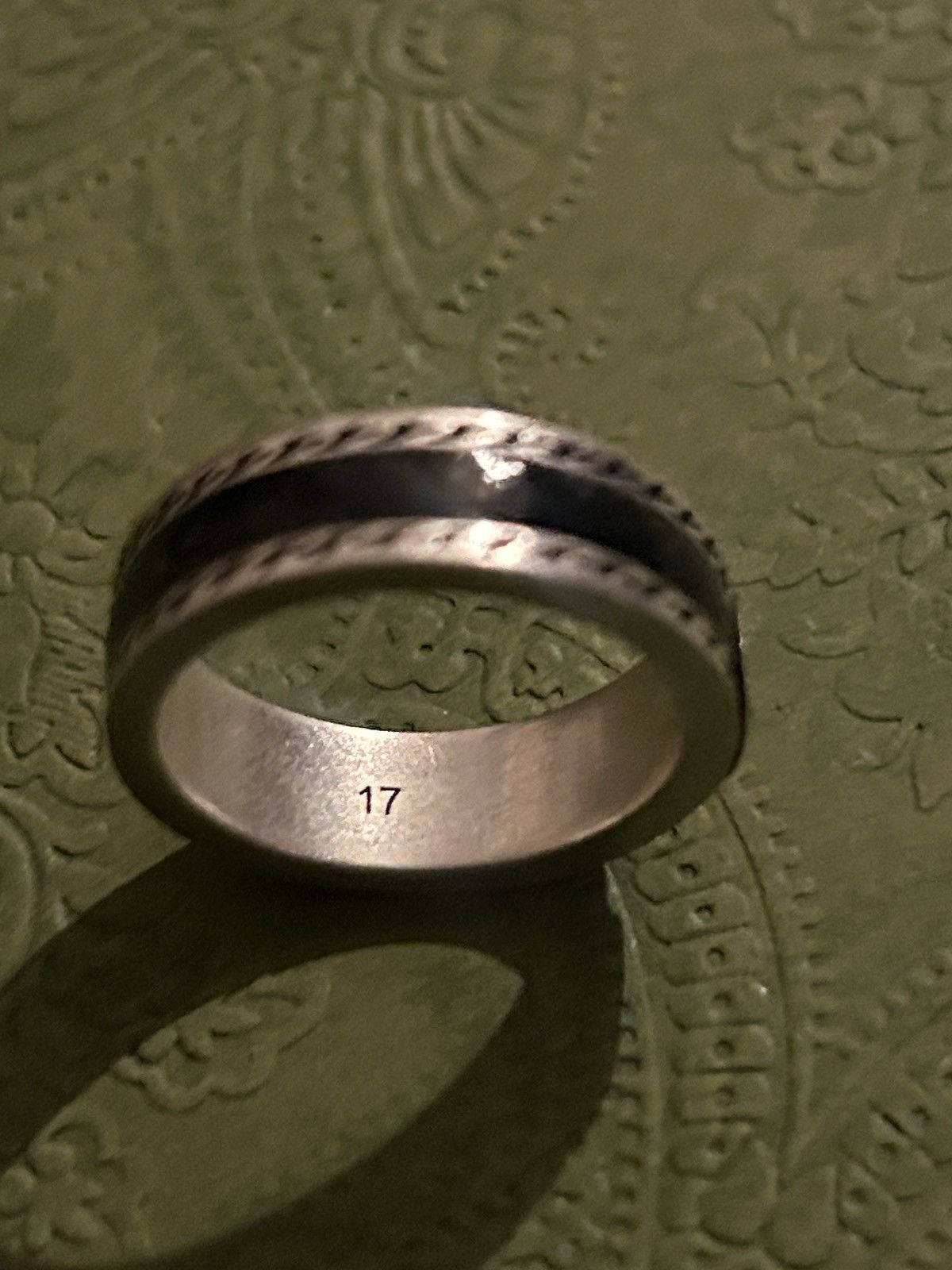 Gucci Gucci GG Sterling Silver Enamel Ring AG 925 645573 Size ONE SIZE - 3 Thumbnail