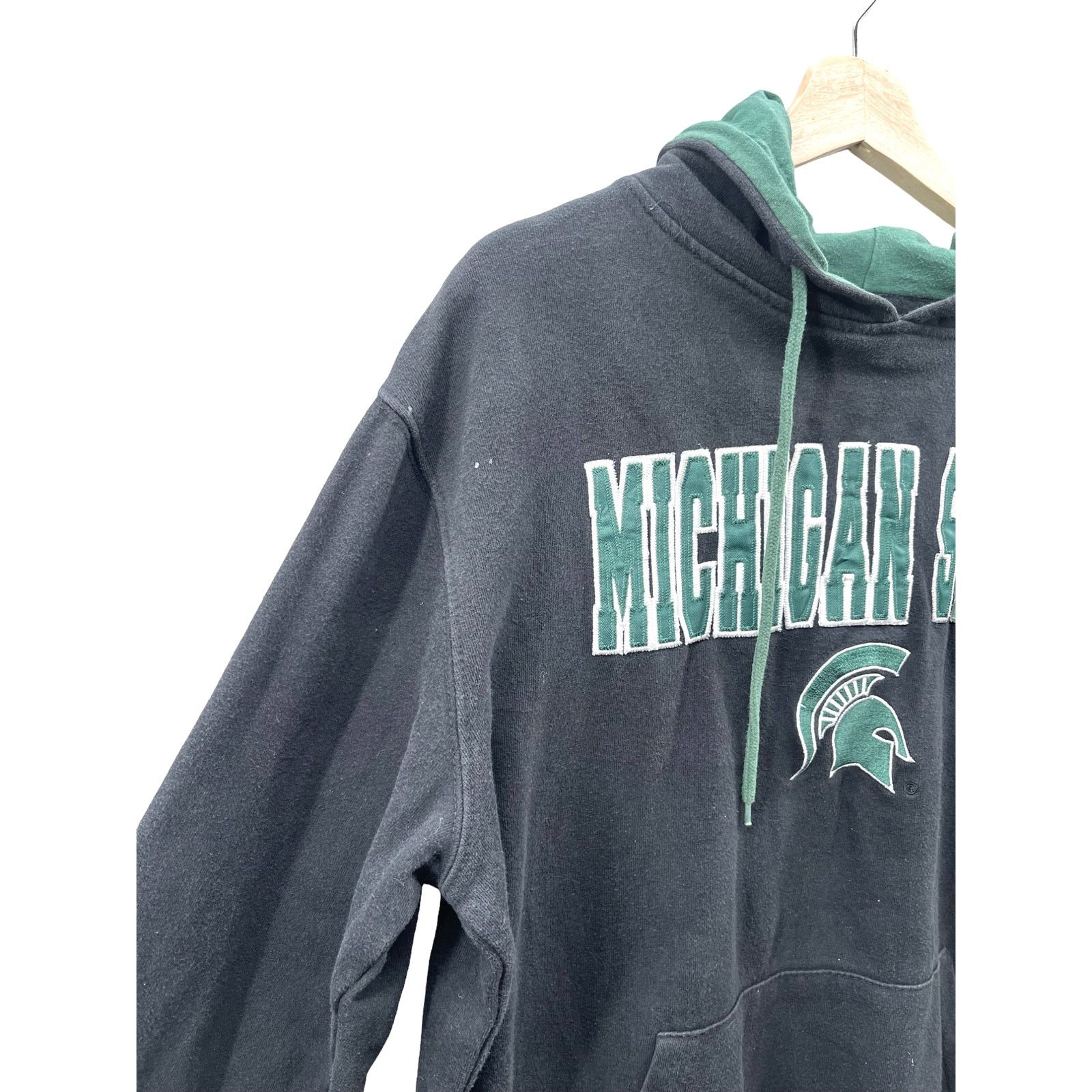Vintage Vintage 2000's Michigan State University Collegiate Hoodie Size US L / EU 52-54 / 3 - 5 Thumbnail