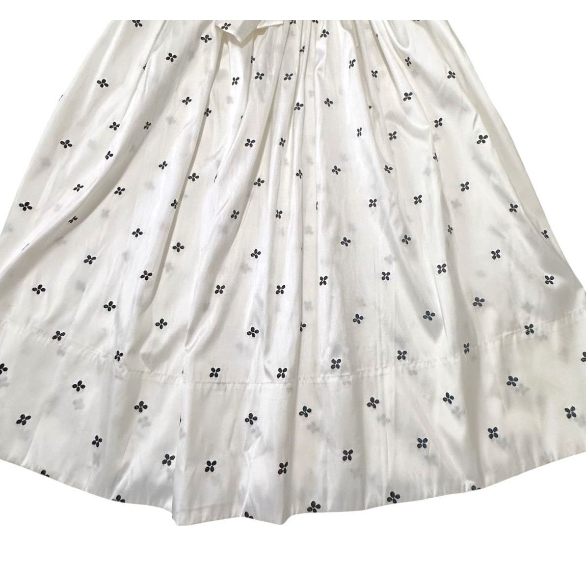 Ulla Johnson Ulla Johnson Aglae Blanc Bow Taffeta Midi Skirt NWT Size 4 F Size 27" / US 4 / IT 40 - 8 Thumbnail