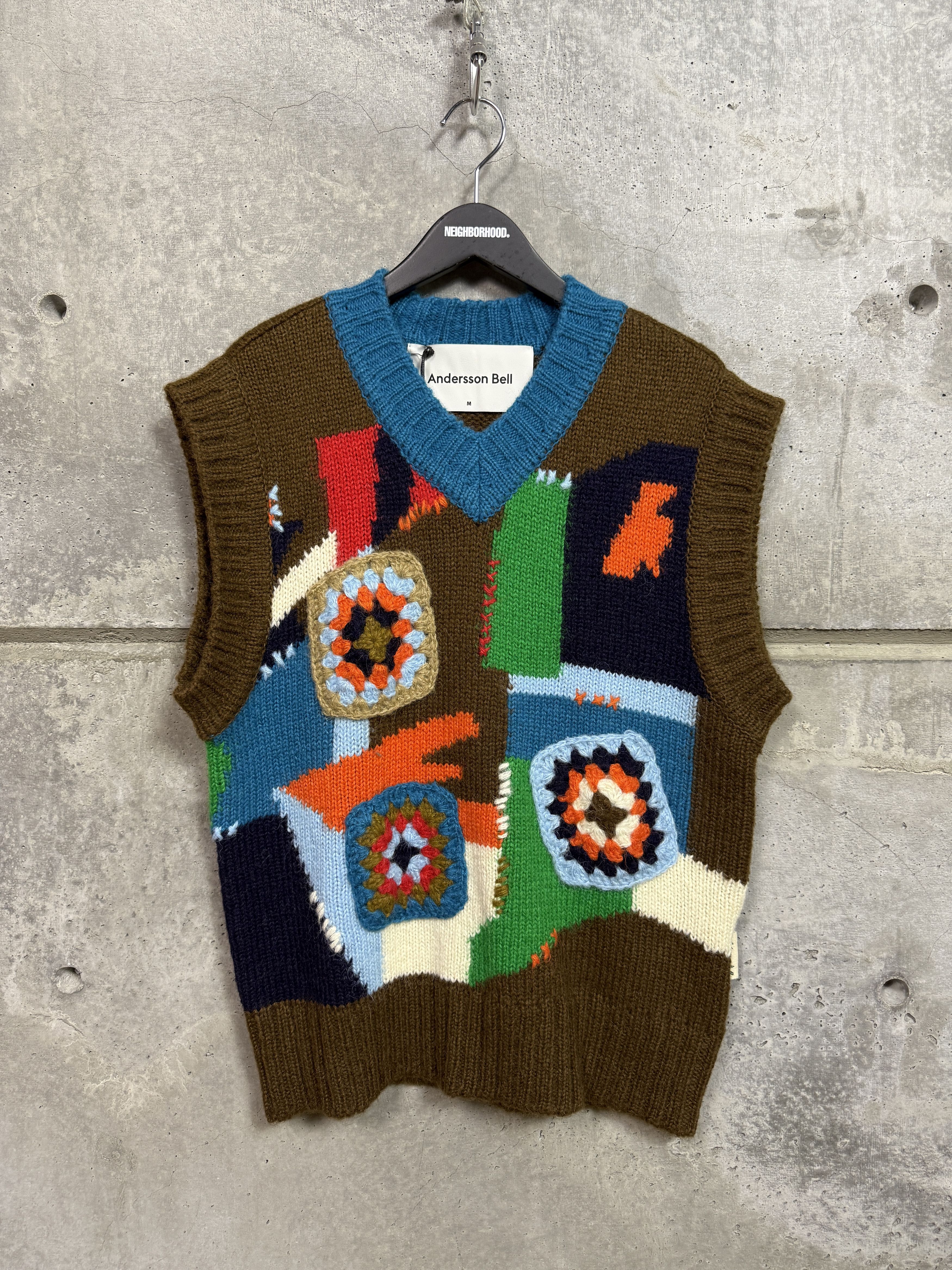 Andersson Bell $445 Andersson Bell Crochet Intarsia Knit Vest Size US M / EU 48-50 / 2 - 5 Thumbnail