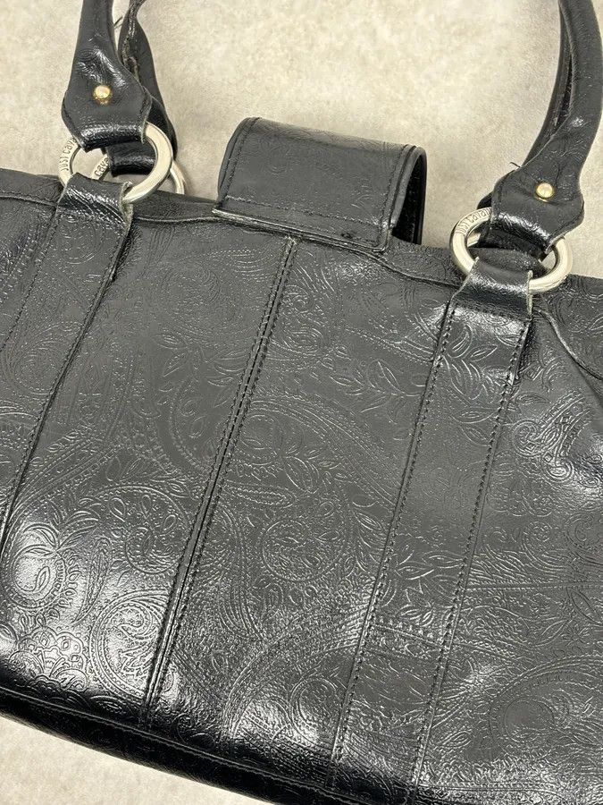 Just Cavalli AW2008 Cavalli Black Leather Winged Claw Lock Shoulder Bag Size ONE SIZE - 7 Thumbnail