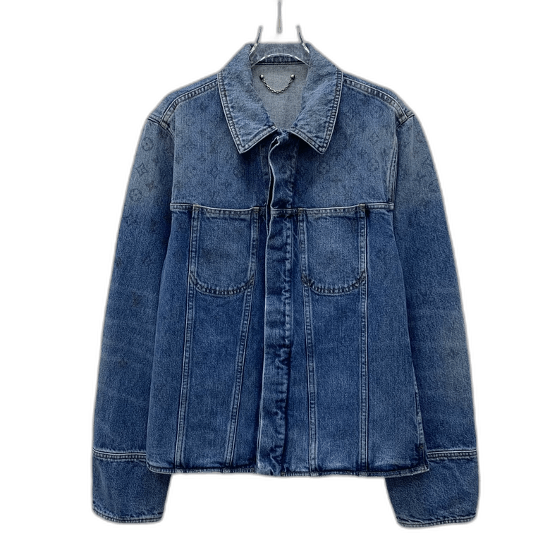 Louis Vuitton Louis Vuitton denim logo long sleeve jacket Size US M / EU 48-50 / 2 - 1 Thumbnail