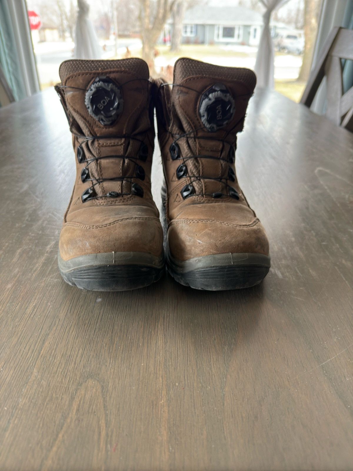 Red Wing Redwing safety toe boots Size US 8 / IT 38 - 1 Thumbnail