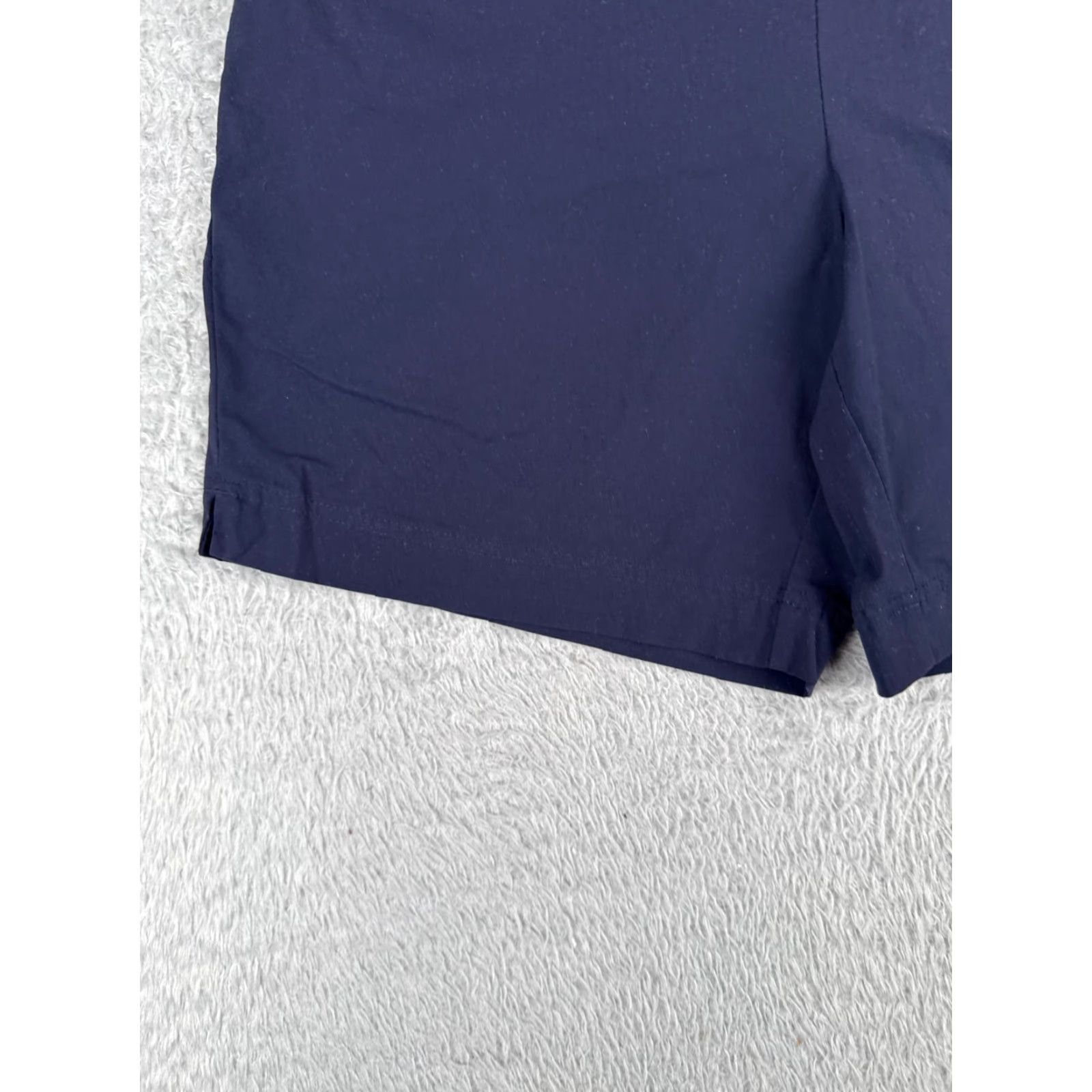 Vintage Columbia Bermuda Shorts Women's Medium Blue Elastic Waist Nylon Blend Stretch 7 Inseam Size 32" / US 10 / IT 46 - 3 Thumbnail