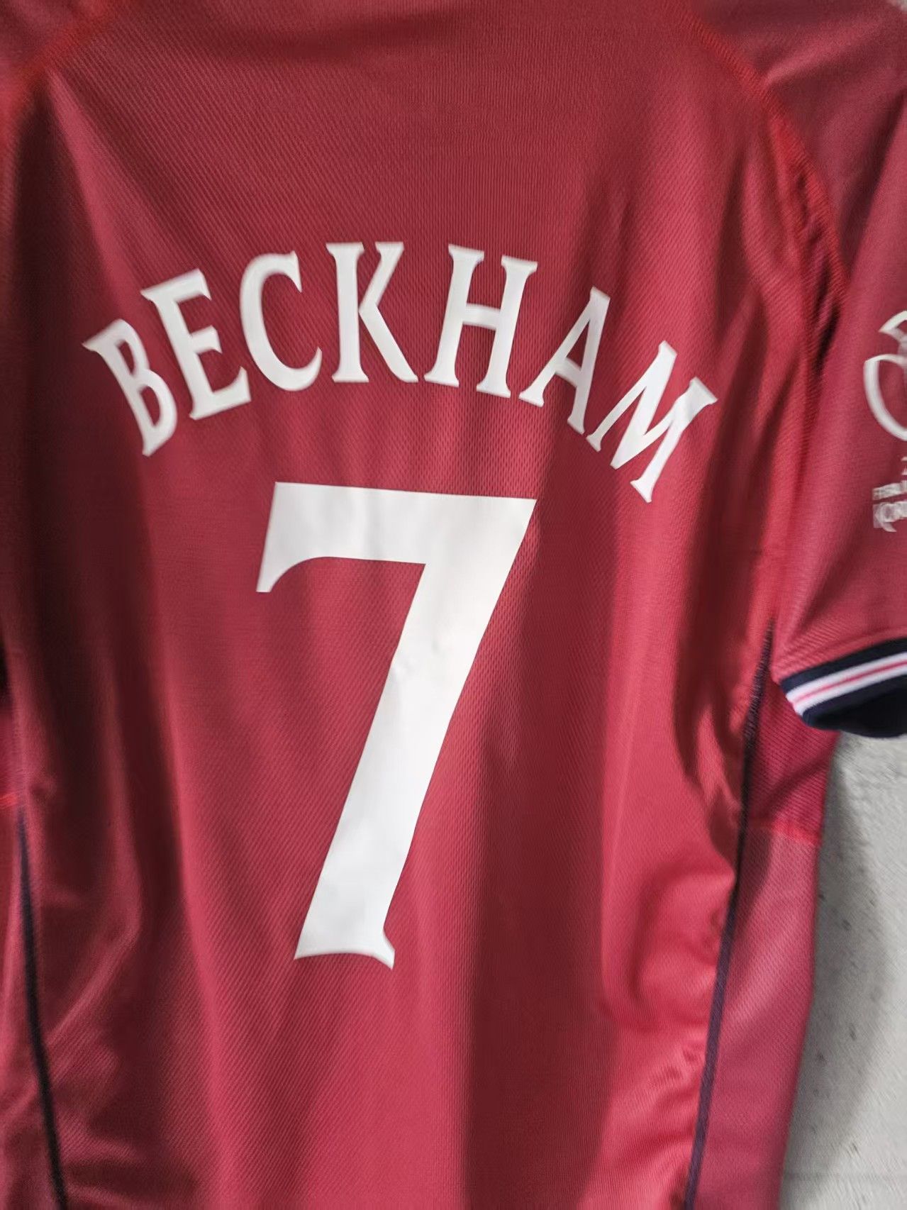 Other 2002 England #7 David Beckham Jersey Red Size US S / EU 44-46 / 1 - 5 Thumbnail