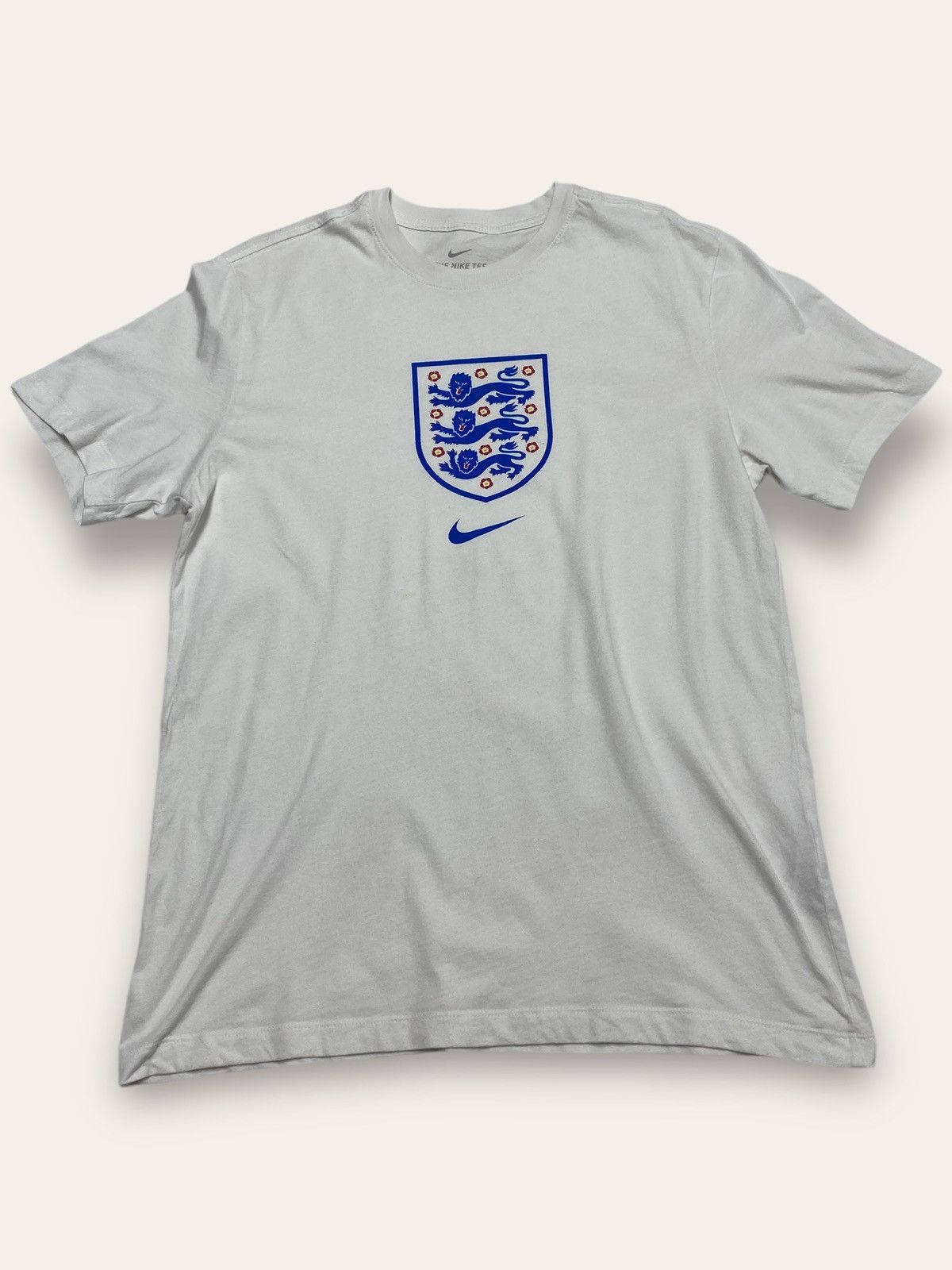 Vintage NIKE ENGLAND Big Logo T Shirt Football Soccer - Main Image