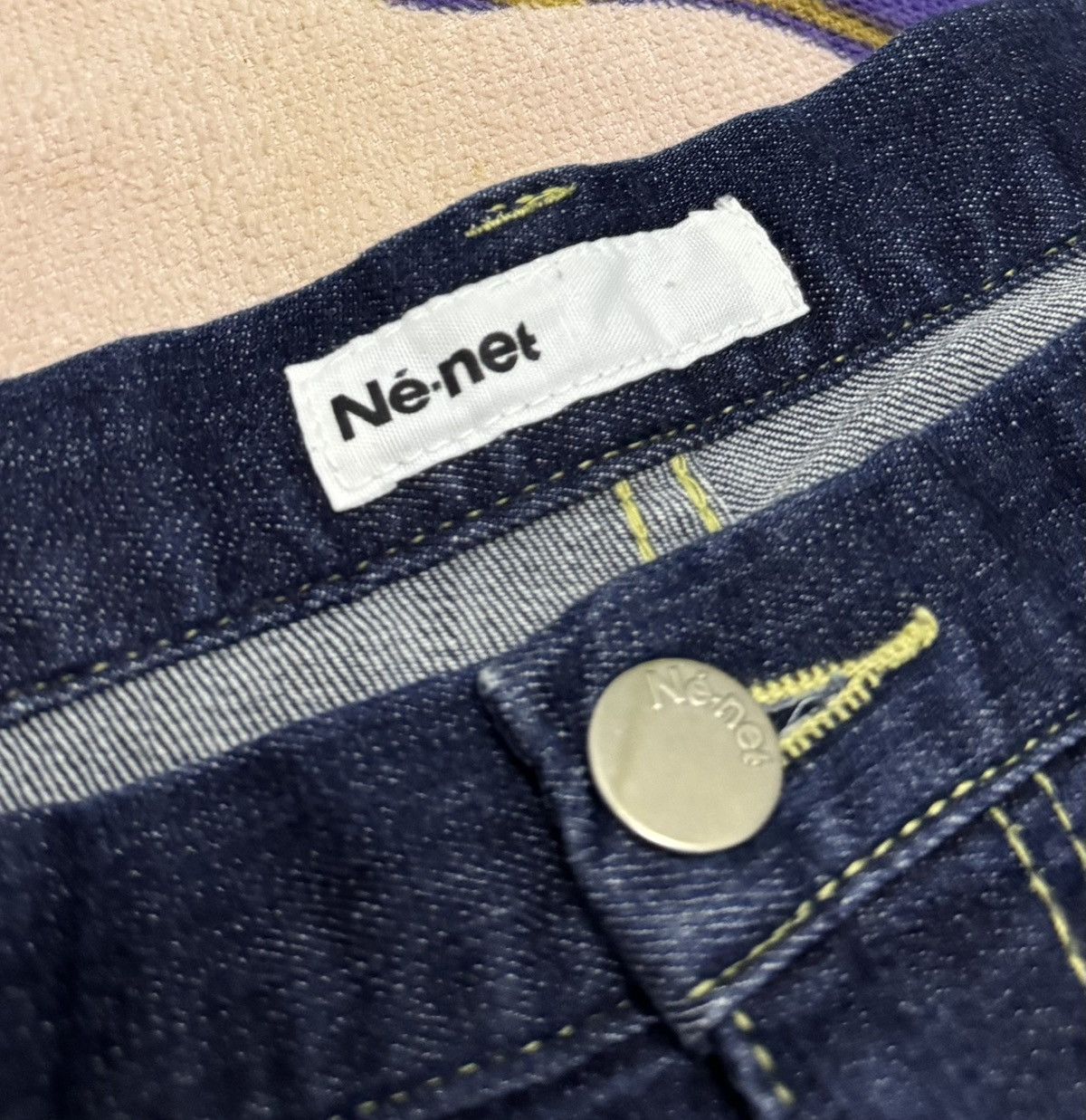 Ne-Net NE-NET Issey Miyake Soft Denim Pant Size US 31 - 8 Thumbnail