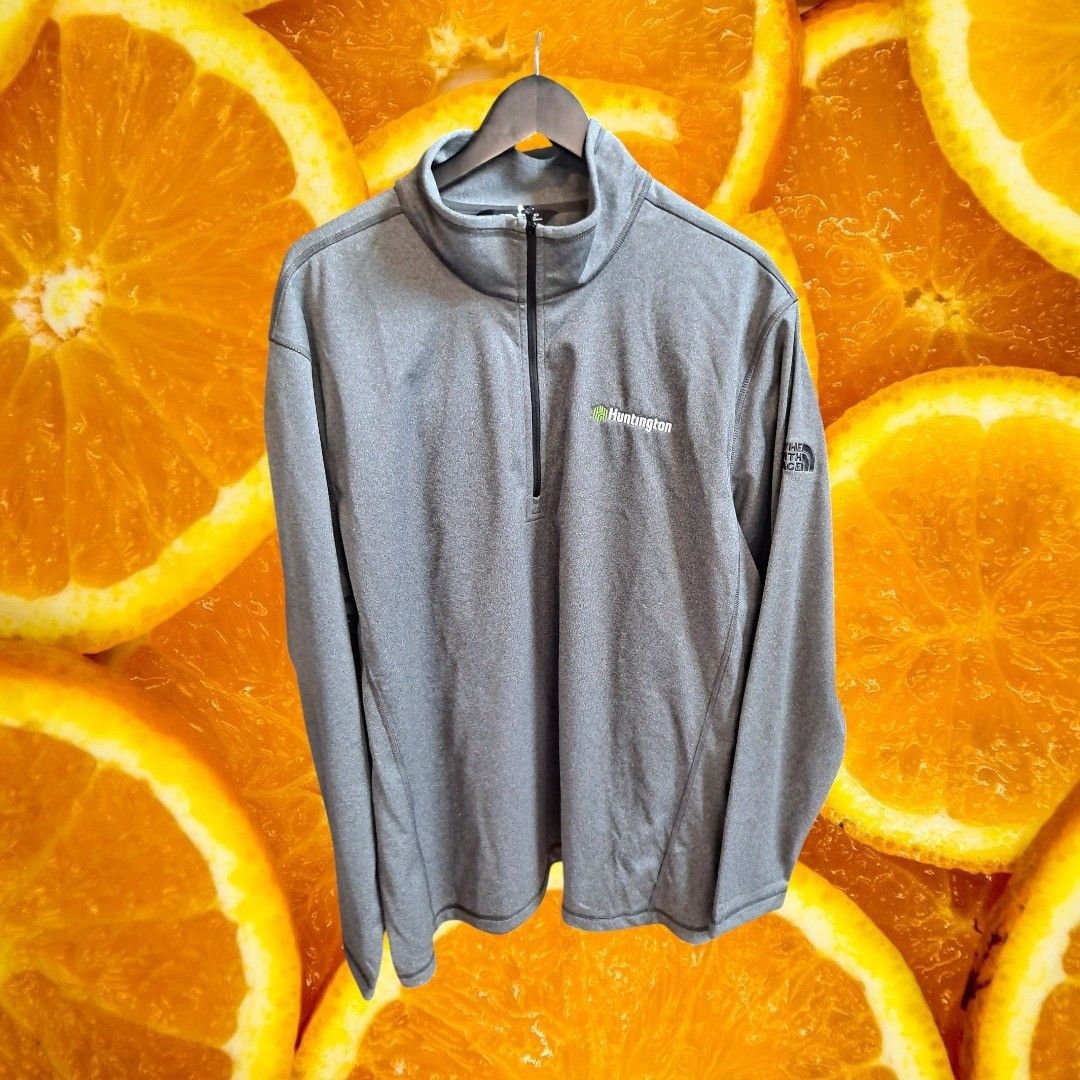 The North Face The North Face Fleece Pullover 1/4 Zip Tech Jacket Asphalt G Size US XL / EU 56 / 4 - 5 Thumbnail