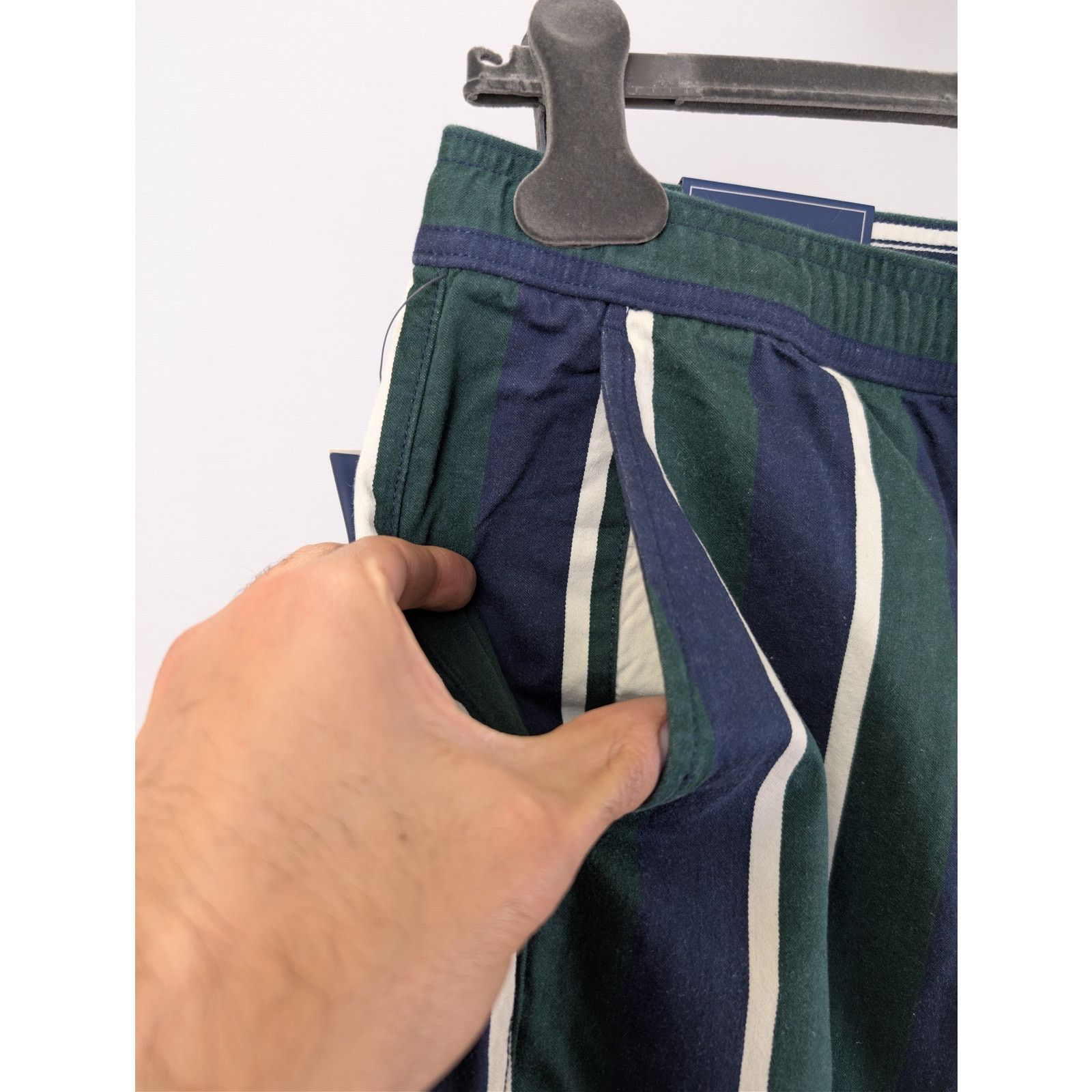 Polo Ralph Lauren o1rshd1 CC20 Relaxed Fit Striped Sateen Trouser Multicolor Size US 32 / EU 48 - 6 Thumbnail
