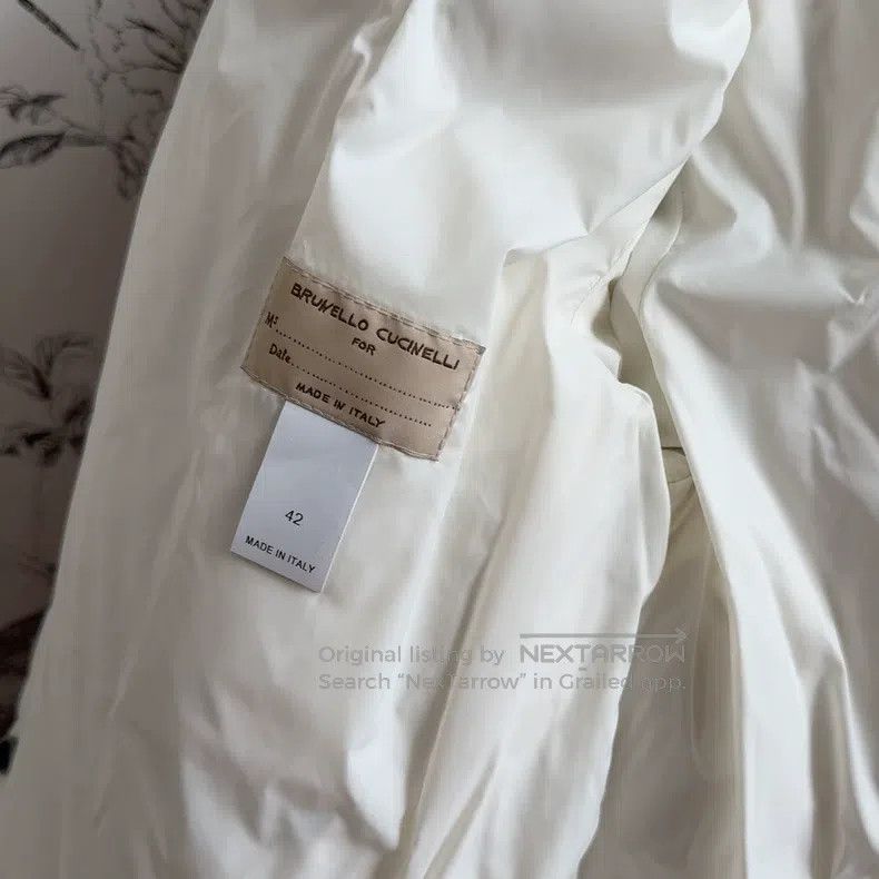 Brunello Cucinelli Brunello Cucinelli Suede Down Jacket Size S / US 4 / IT 40 - 3 Thumbnail