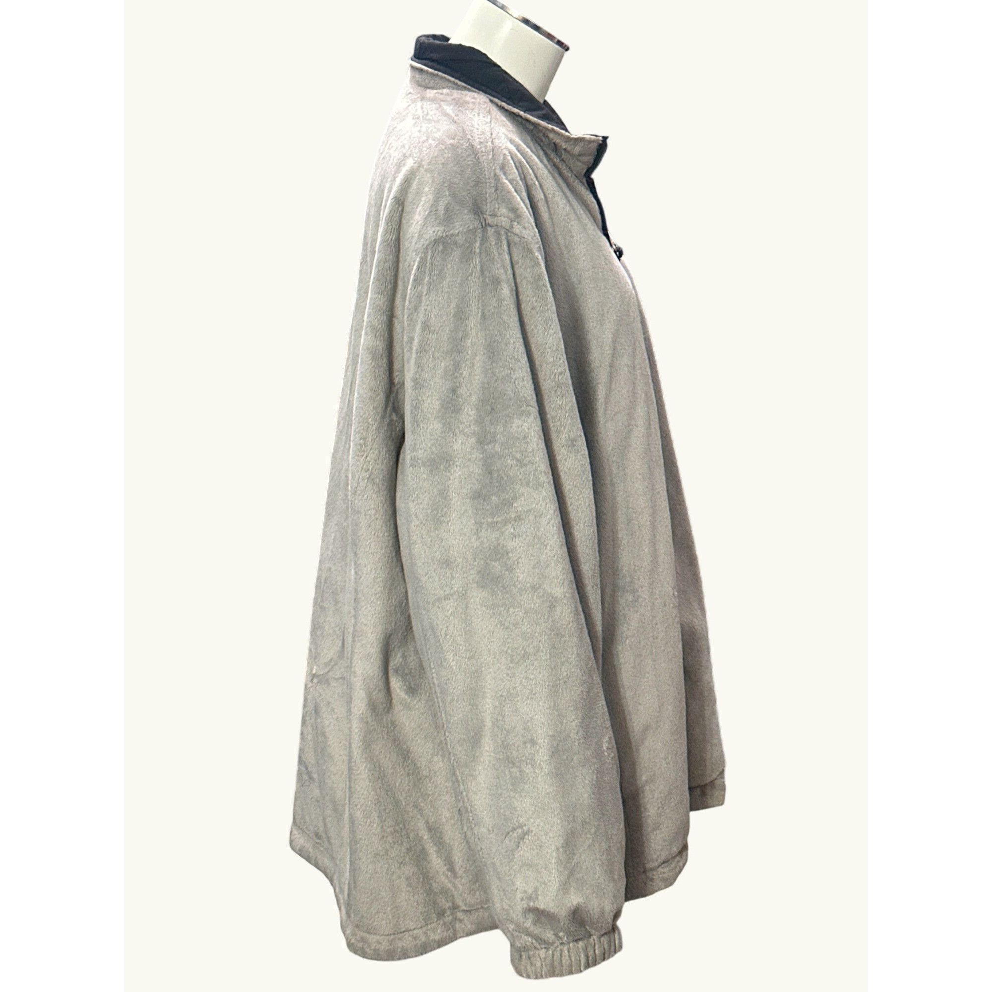 Other Reversible Quilted & Faux Suede Jacket With Zipper & Elastic Size US L / EU 52-54 / 3 - 4 Thumbnail