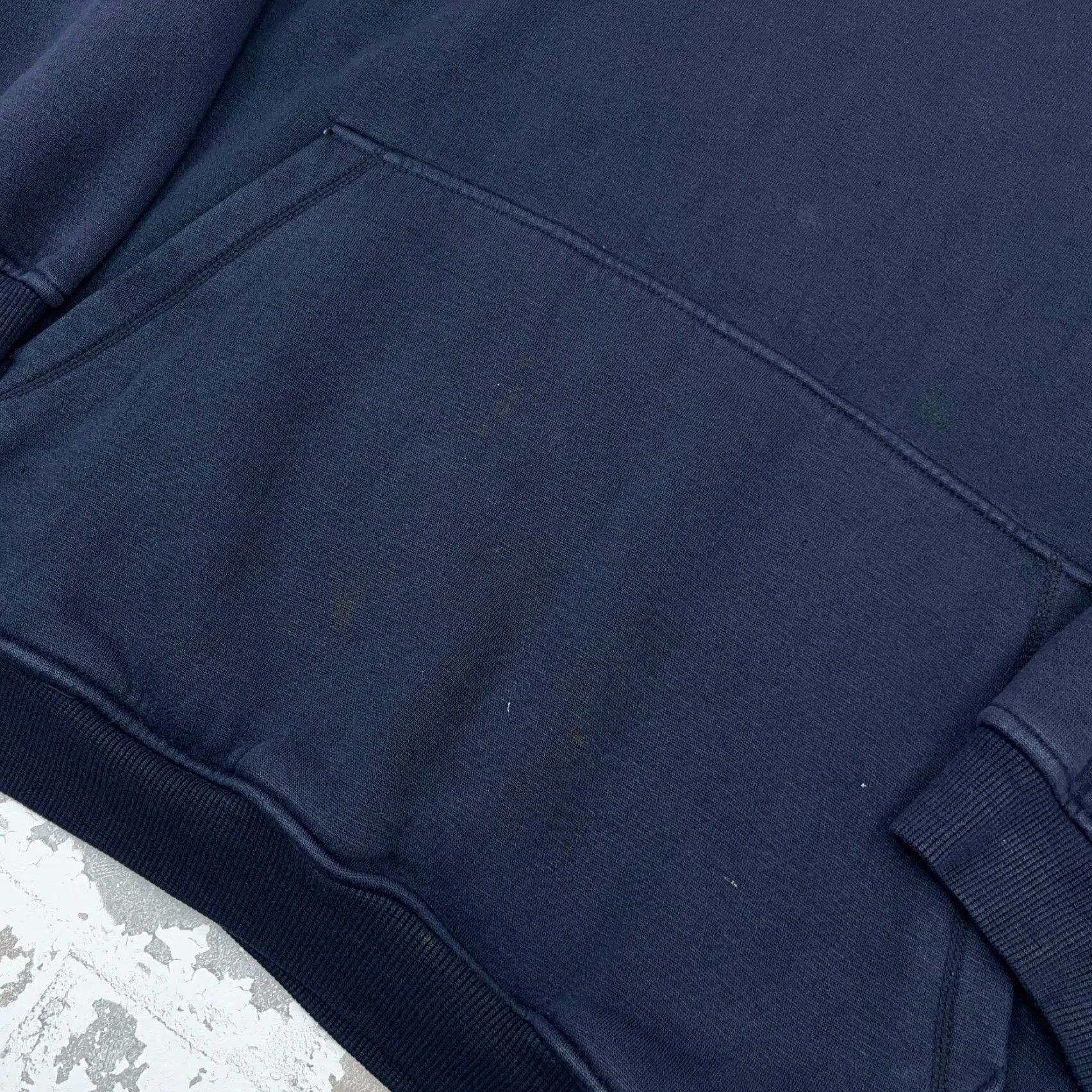Southpole VINTAGE South Pole Hoodie Men 2XL Navy Blue Pullover Sweatshirt Fleece Hooded Size US XXL / EU 58 / 5 - 7 Thumbnail