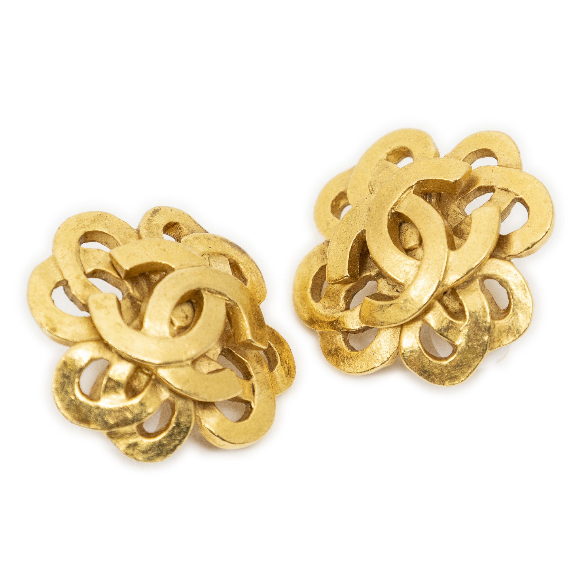 Chanel CC Flower Clip On Earrings Size ONE SIZE - 1 Thumbnail