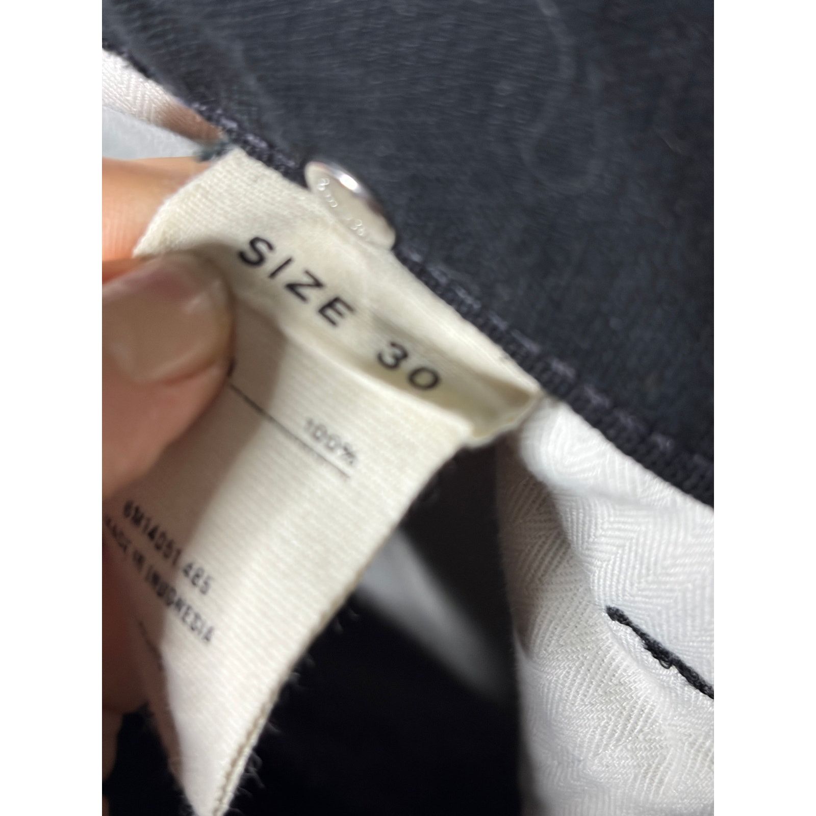 Buck Mason Buck Mason Full Saddle Heavy Work (HW) Canvas black pant Size US 30 / EU 46 - 6 Thumbnail