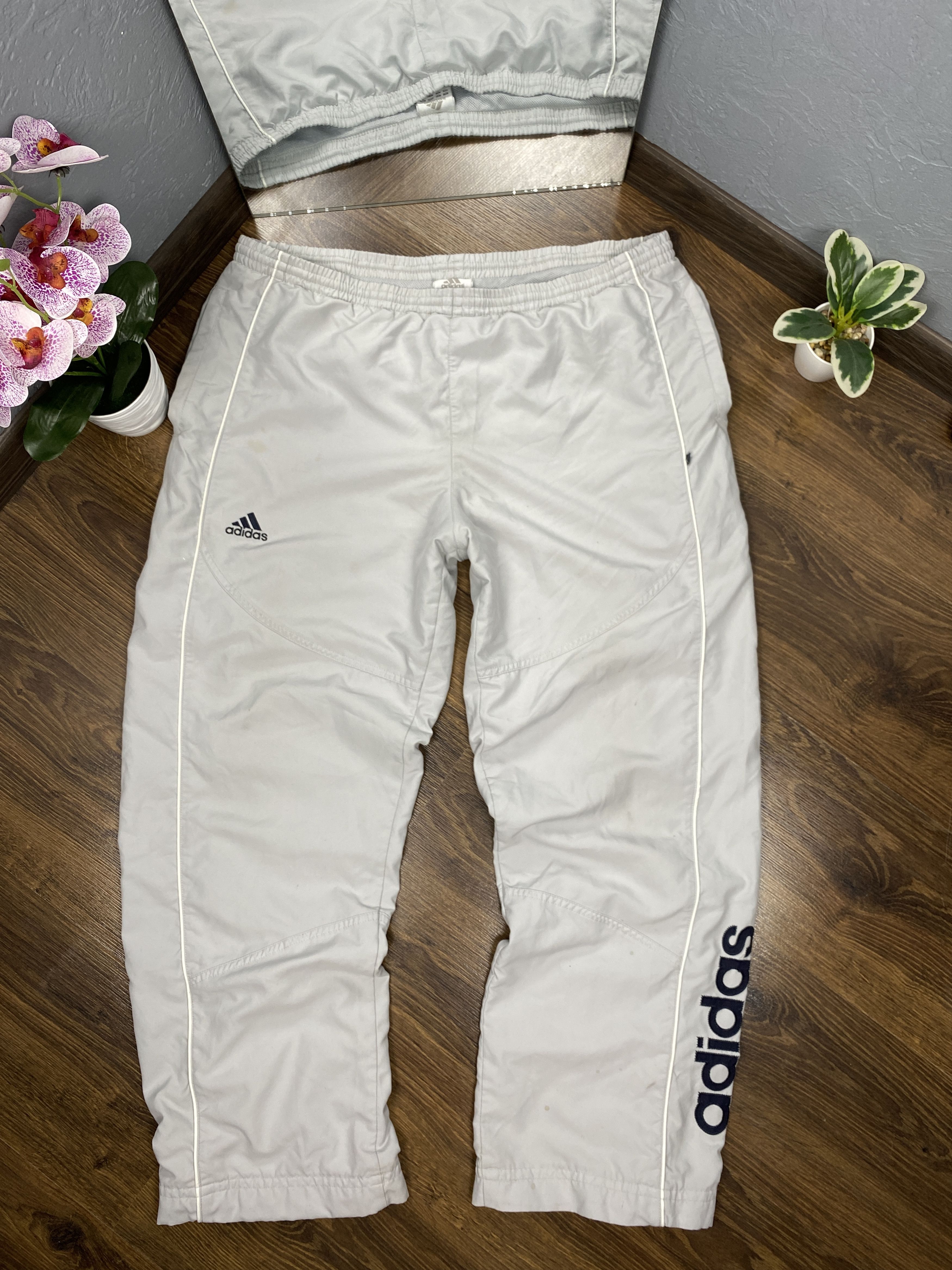 Adidas Adidas vintage parachute nylon track pants y2k Size US 36 / EU 52 - 1 Thumbnail