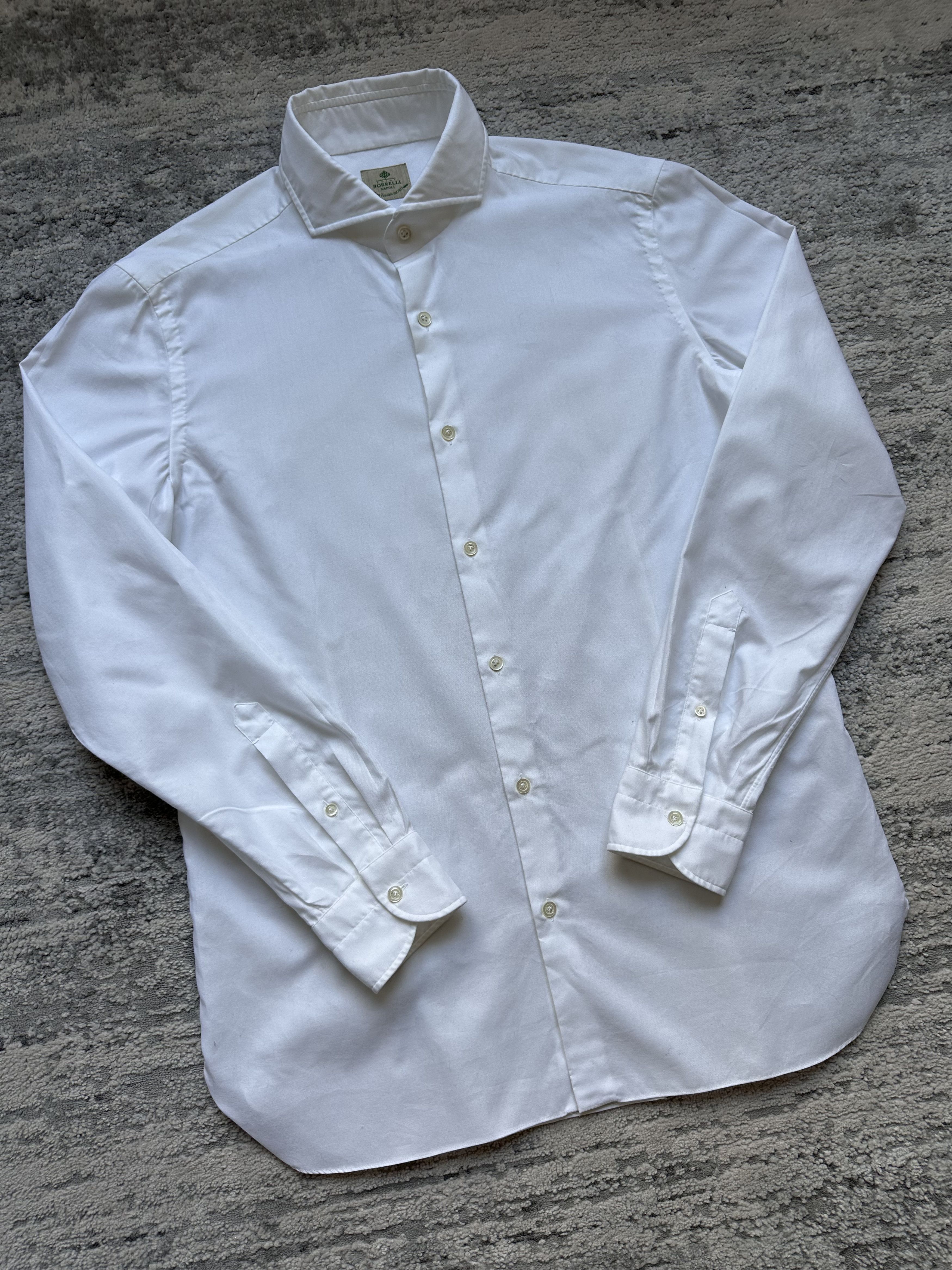 Luigi Borrelli Luigi Borrelli shirt Size US M / EU 48-50 / 2 - 2 Thumbnail