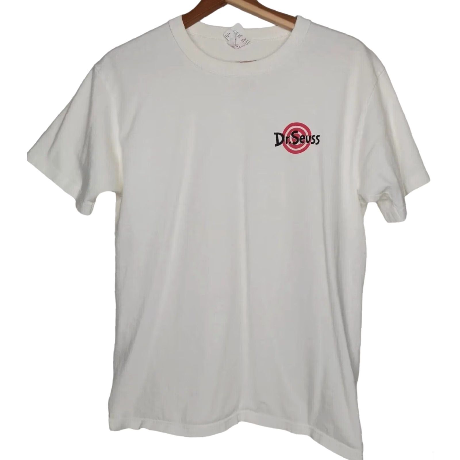 Vintage VINTAGE Dr Seuss Cat in The Hat Shirt Short Sleeve White Small Single Stitch USA Made READ Shirt Mens T-Shirt Cat in the hat Read Reading 1990s Size US S / EU 44-46 / 1 - 3 Thumbnail