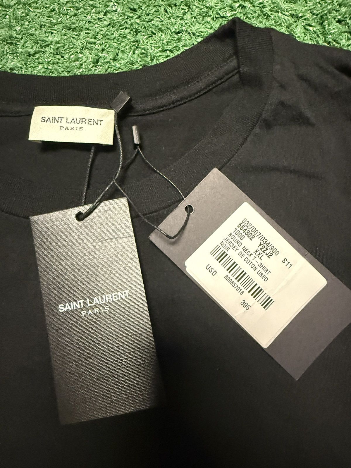 Saint Laurent Paris Saint laurant blank tee Size US XXL / EU 58 / 5 - 2 Thumbnail