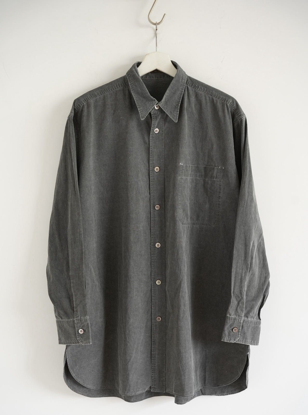 Yohji Yamamoto Yohji Yamamoto 90s Vintage Faded Shirt Size US L / EU 52-54 / 3 - 1 Thumbnail