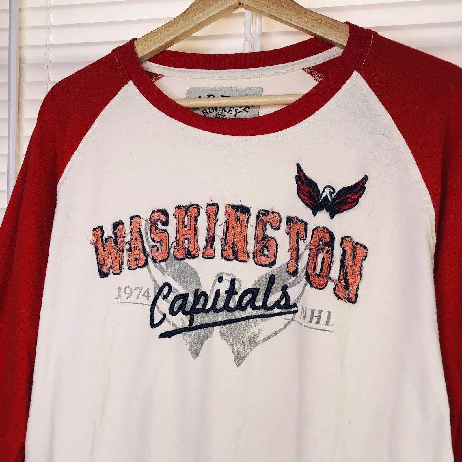 Other Vtg Single Stitch Washington Capital Old Time Hockey T-Shirt Size US XXL / EU 58 / 5 - 3 Thumbnail