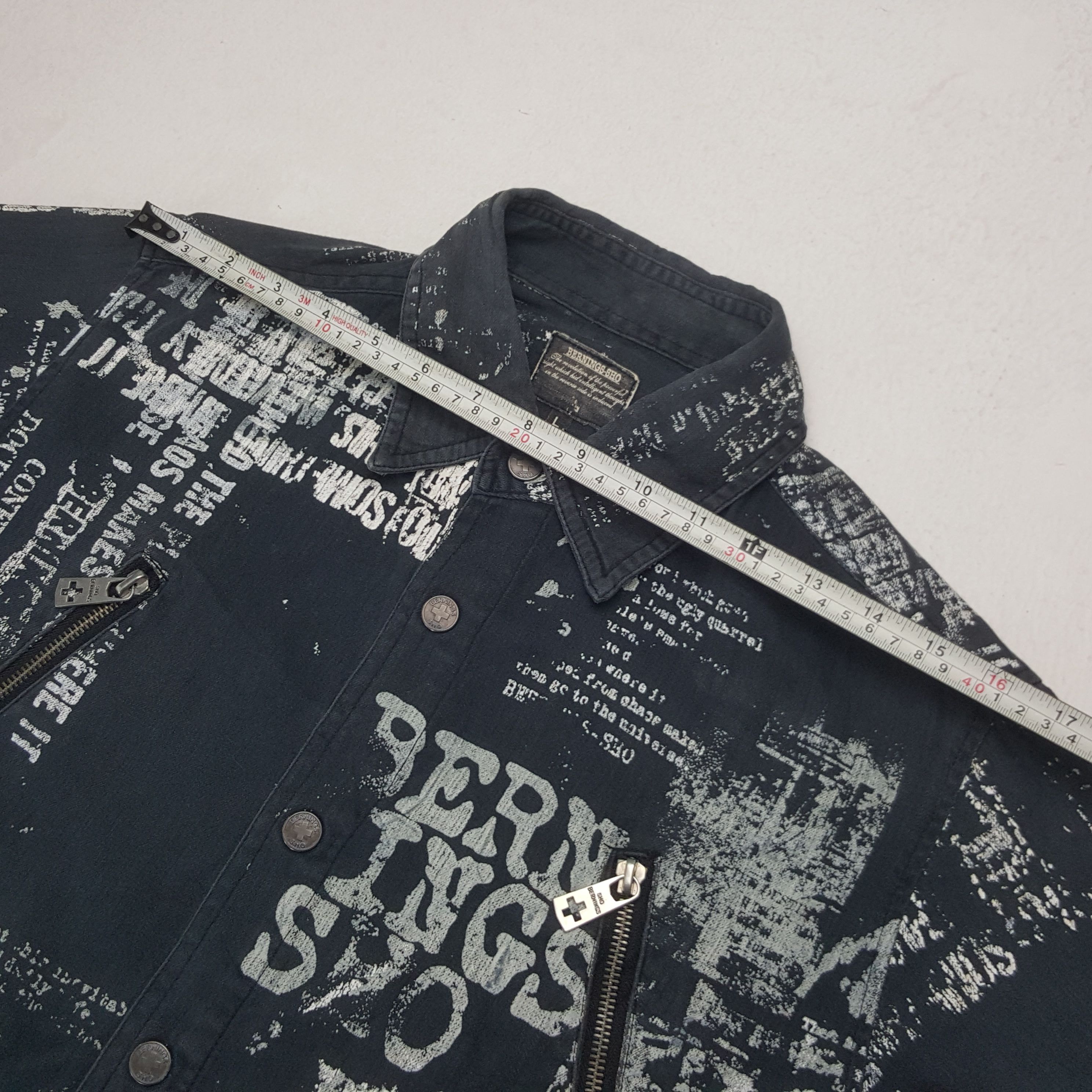 Japanese Brand × Vintage Vintage Bernings Sho Japanese Brand Shirt Jacket C286N16 Size US S / EU 44-46 / 1 - 5 Thumbnail