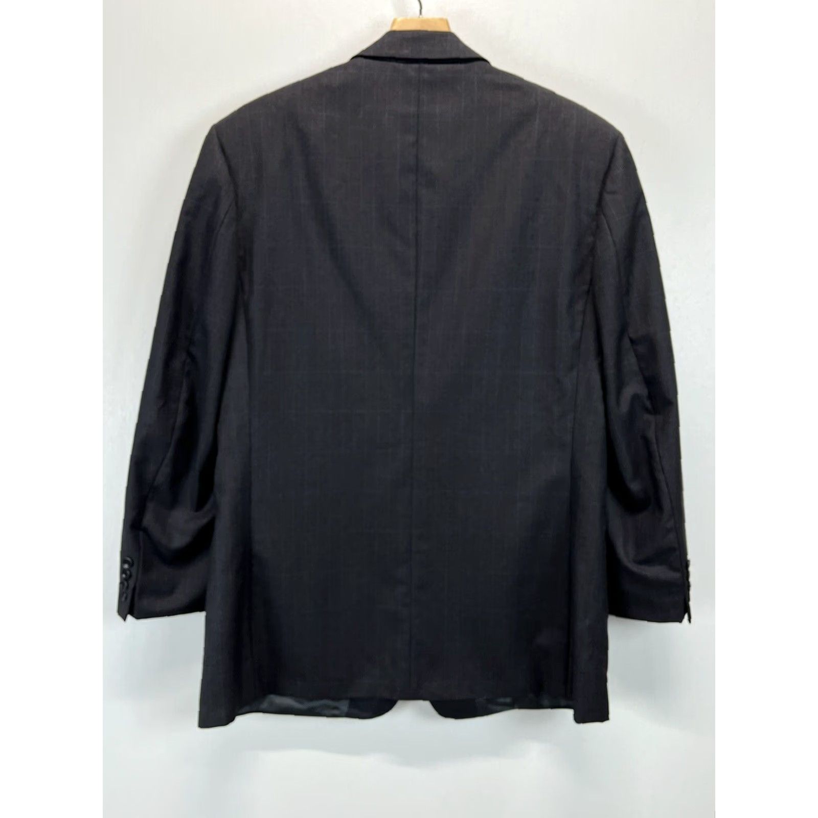 Ermenegildo Zegna Ermenegildo Zegna Zanetti Blazer Sport Coat Sz 54L GUC Check Super 100’s Wool Size 54R - 3 Thumbnail
