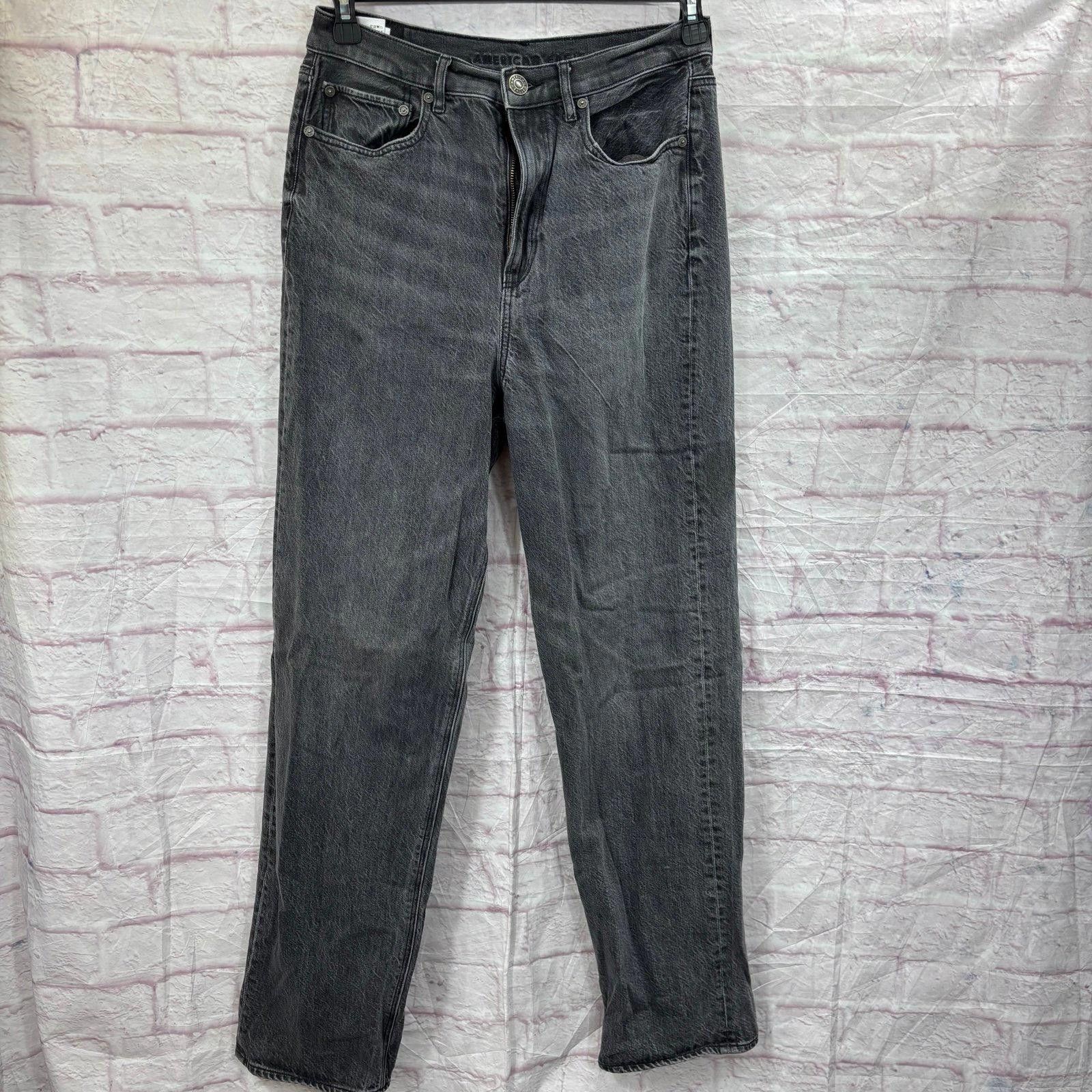 American Eagle Outfitters American Eagle Women’s Black Denim Jeans Size 8 Long Size 29" - 1 Thumbnail