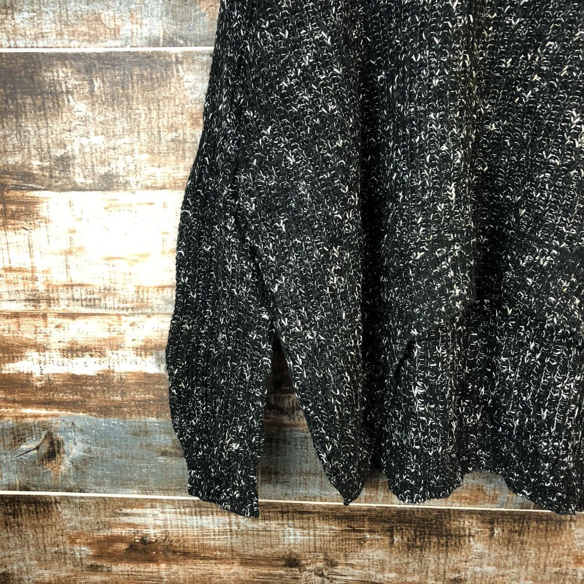 Homespun Knitwear × Japanese Brand Ozoc Black Knitwear #A1367 Size M / US 6-8 / IT 42-44 - 7 Thumbnail