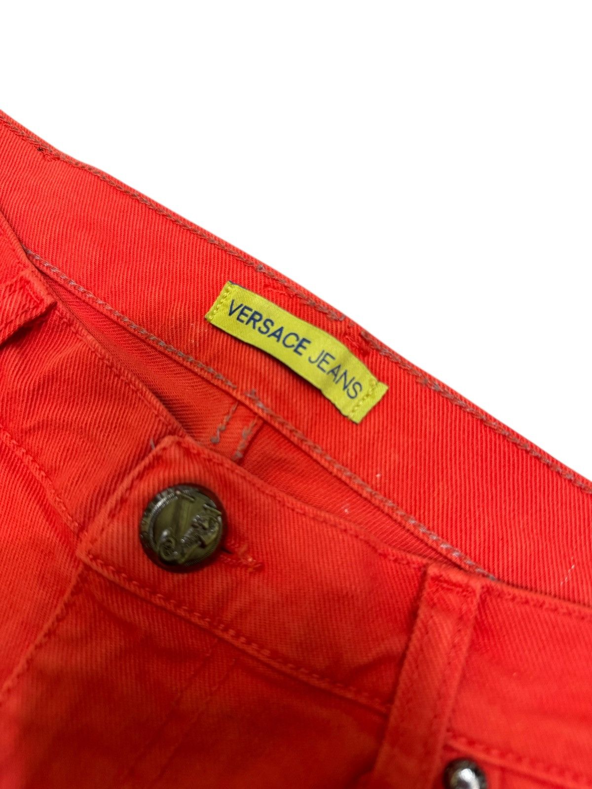 Versace VERSACE JEANS ORANGE SLIM FIT EMBROIDERY LOGO Size US 29 - 7 Thumbnail
