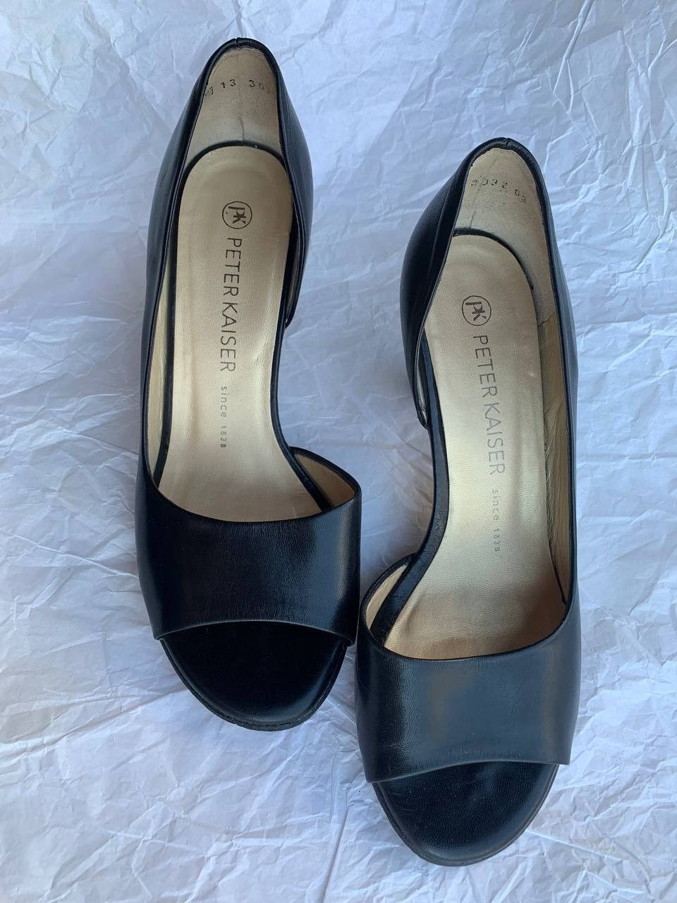 Other Peter Kaiser black women's leather vintage sandals Size US 6 / IT 36 - 1 Thumbnail