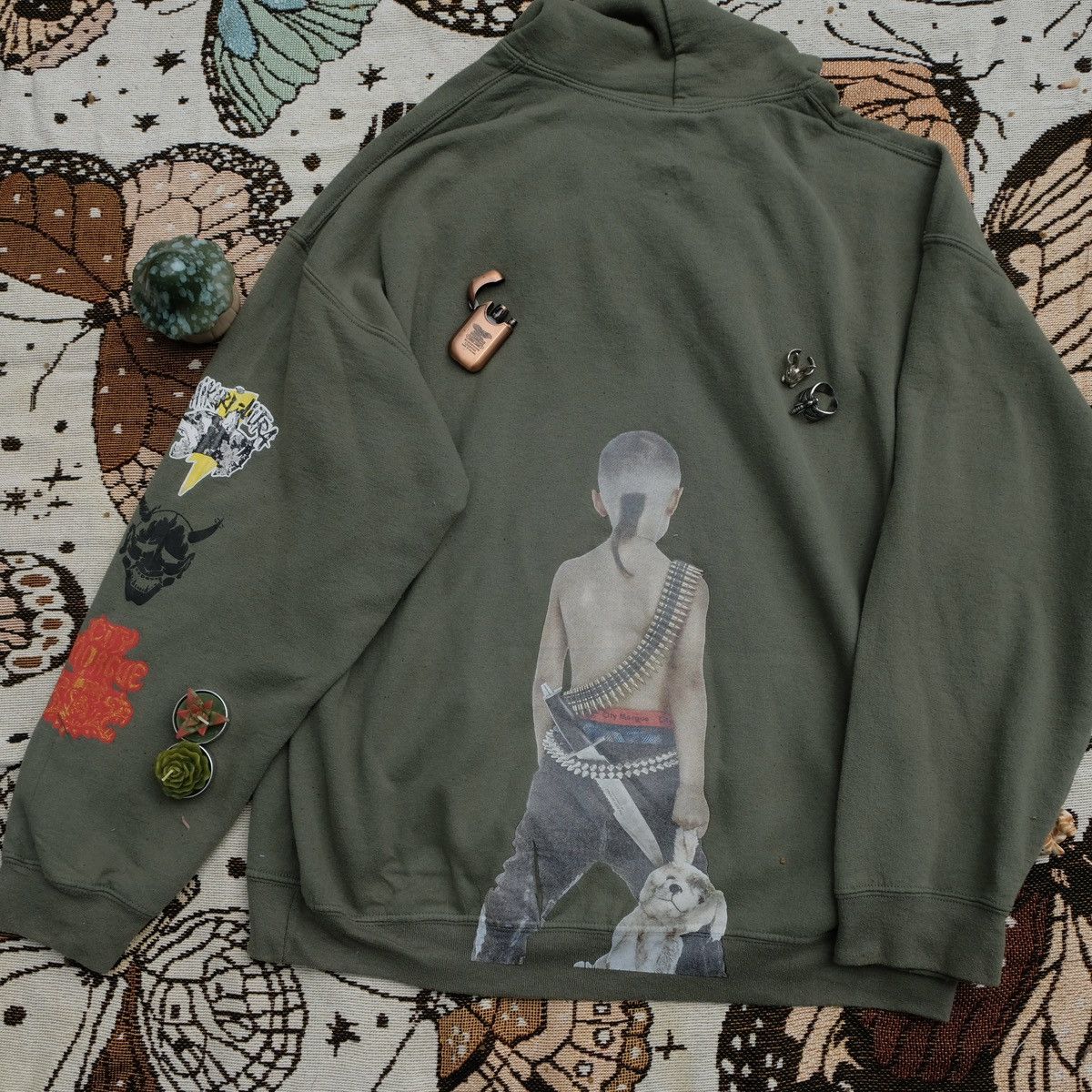 City Morgue CITY MORGUE vol. 1 Hell or High Water Hoodie (green) Size US XL / EU 56 / 4 - 4 Thumbnail